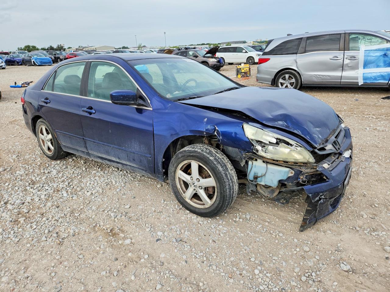 2003 Honda Accord Ex Blue vin: 1HGCM56603A113134
