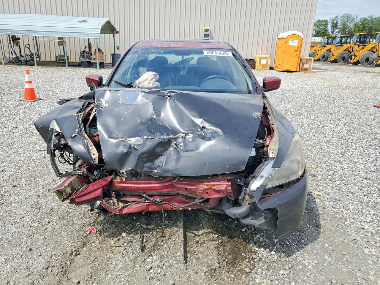 2003 Honda Accord Ex Burgundy vin: 1HGCM56603A134632