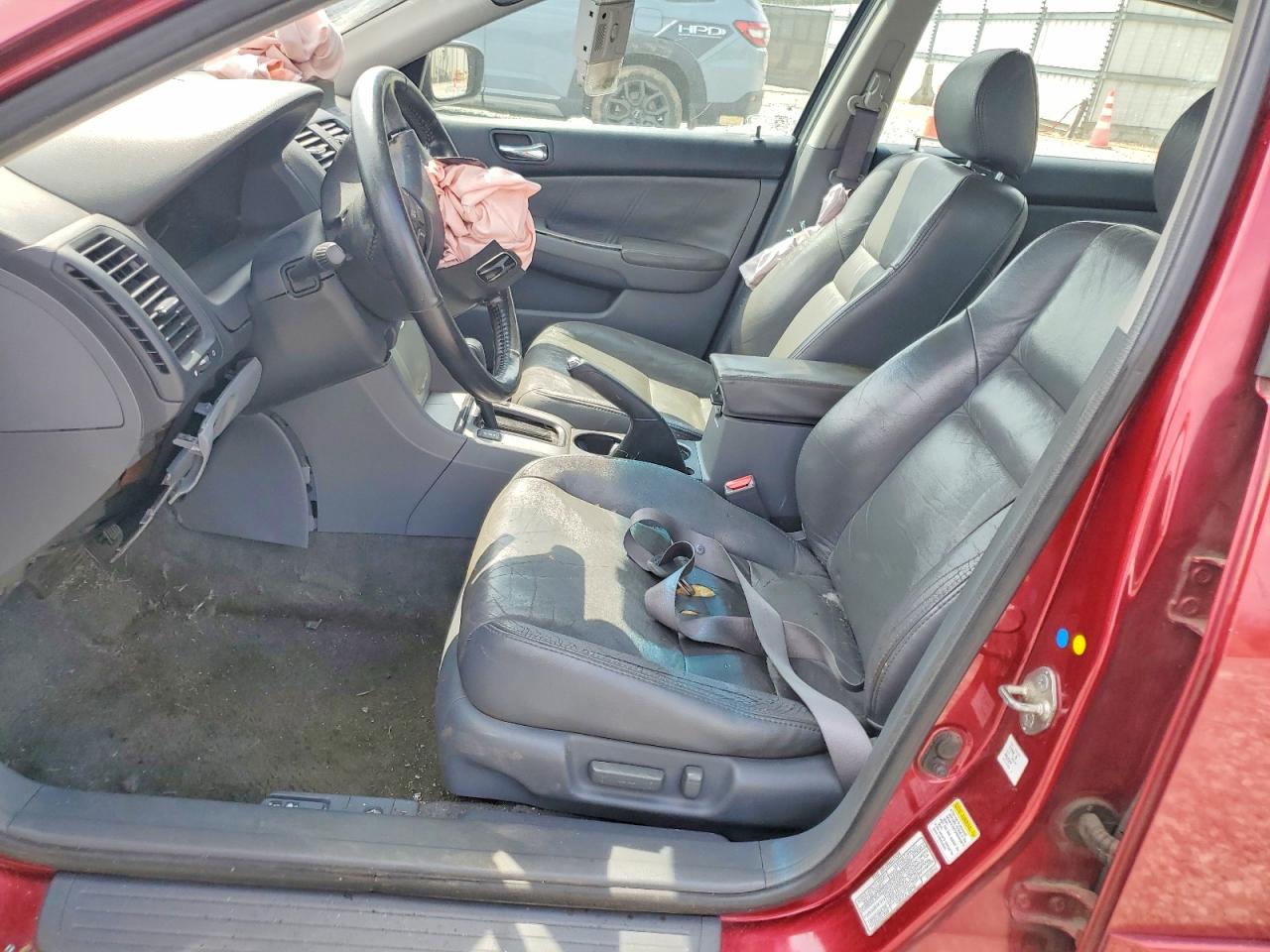 2003 Honda Accord Ex Burgundy vin: 1HGCM56603A134632