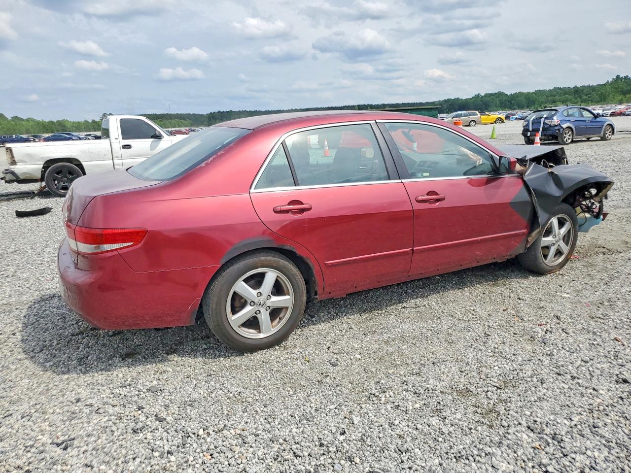 2003 Honda Accord Ex Burgundy vin: 1HGCM56603A134632