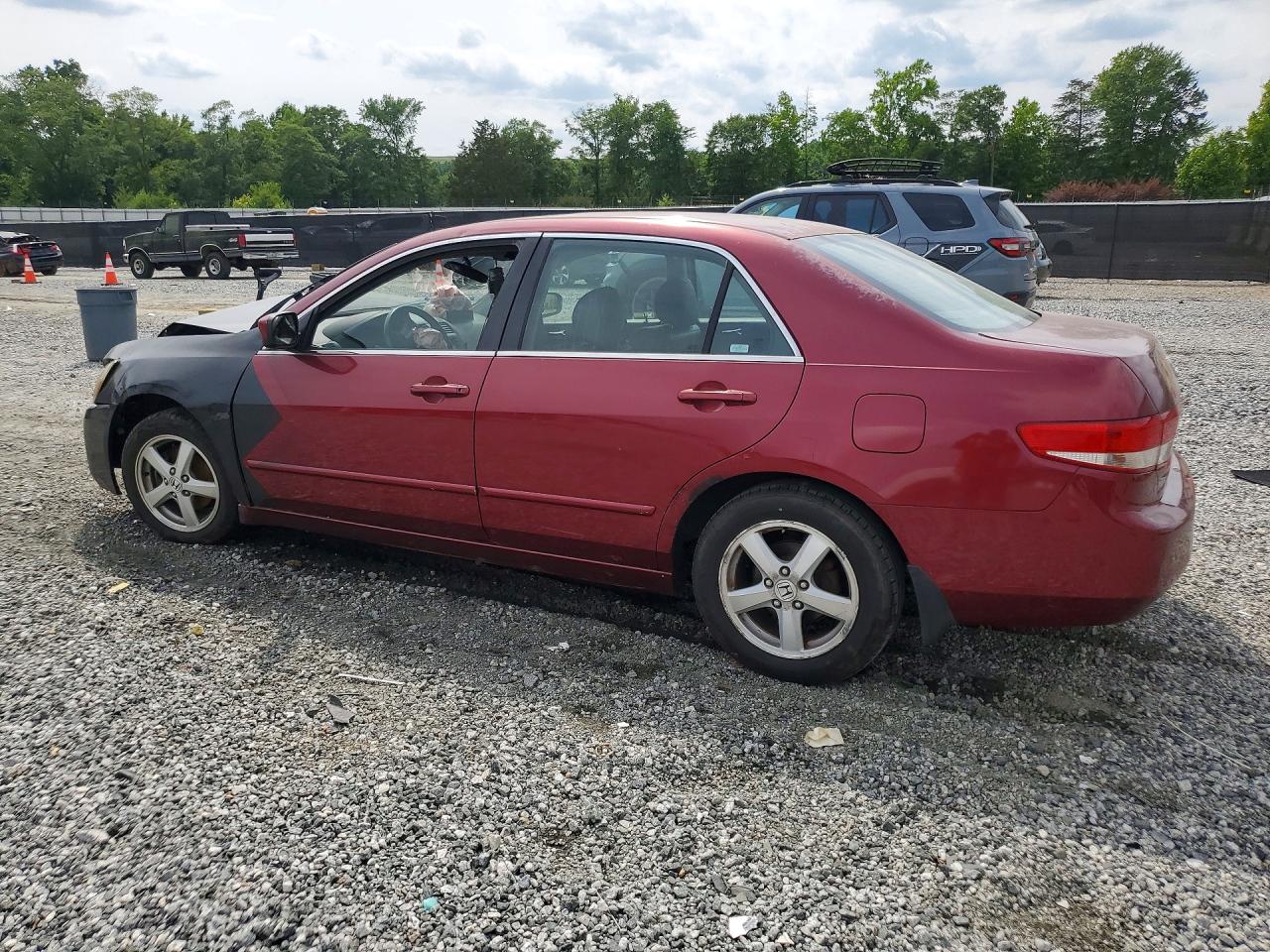 2003 Honda Accord Ex Burgundy vin: 1HGCM56603A134632