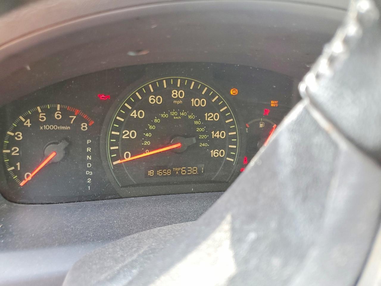 2003 Honda Accord Ex Burgundy vin: 1HGCM56603A134632