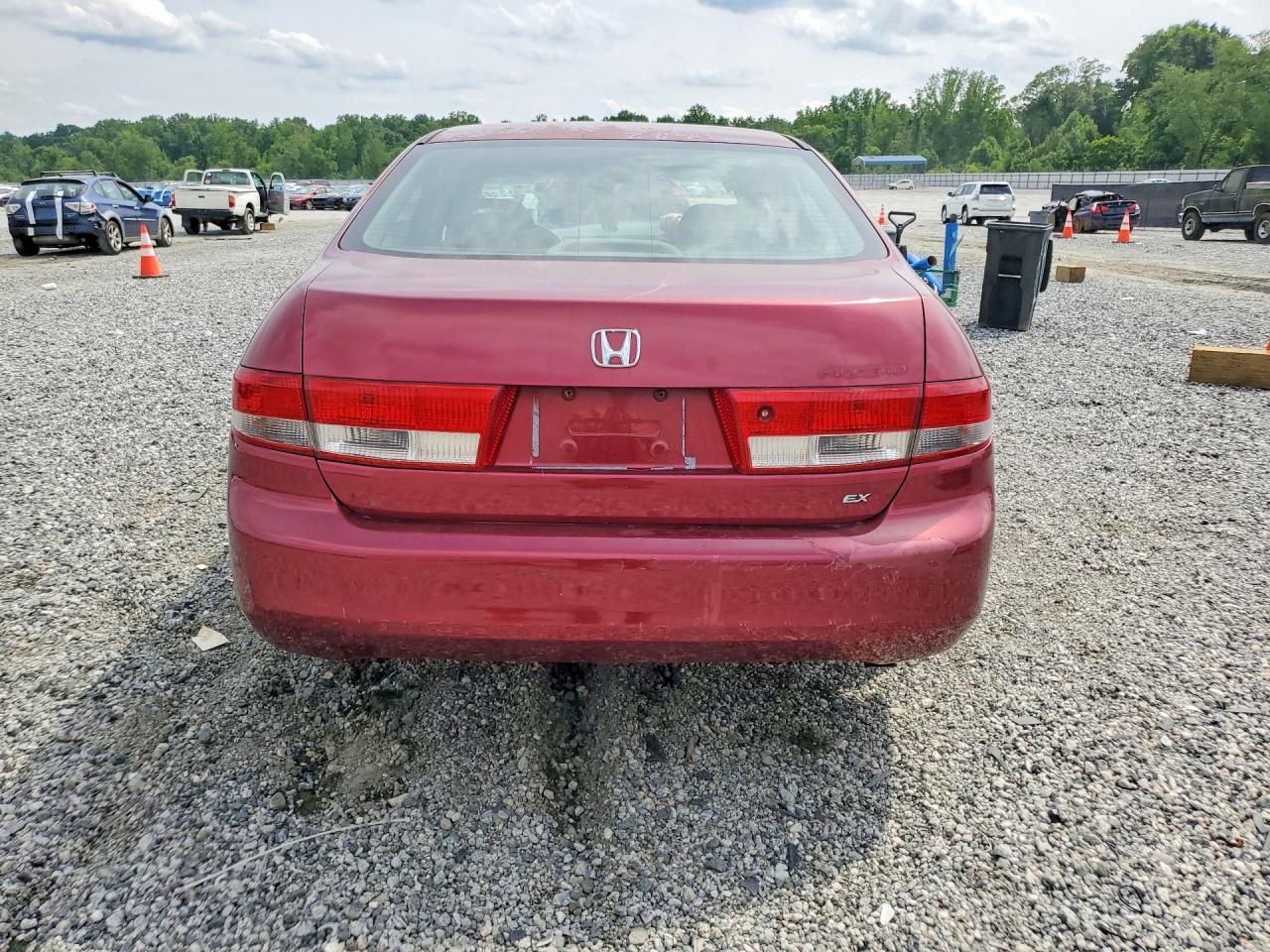 2003 Honda Accord Ex Burgundy vin: 1HGCM56603A134632