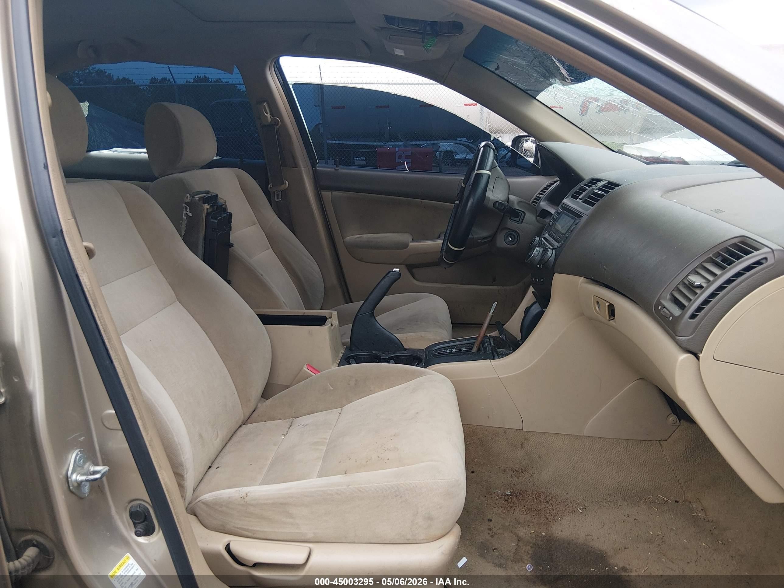 2004 Honda Accord 2.4 Ex Gray vin: 1HGCM56604A030904