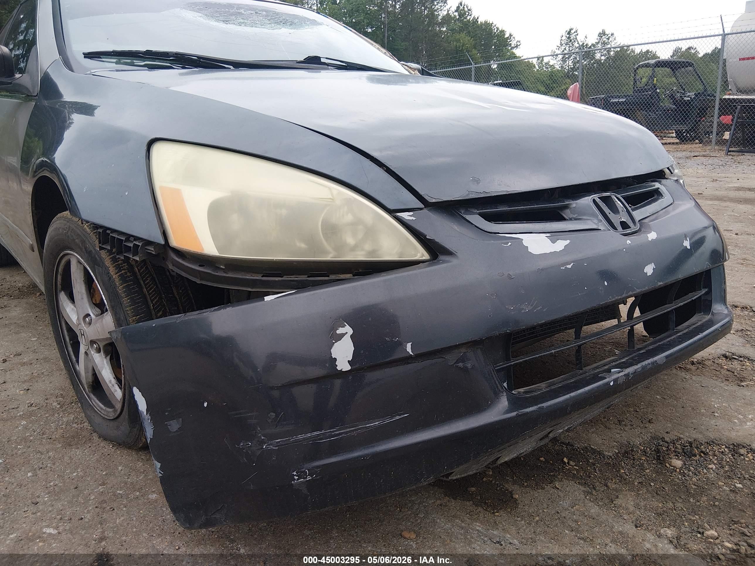 2004 Honda Accord 2.4 Ex Gray vin: 1HGCM56604A030904