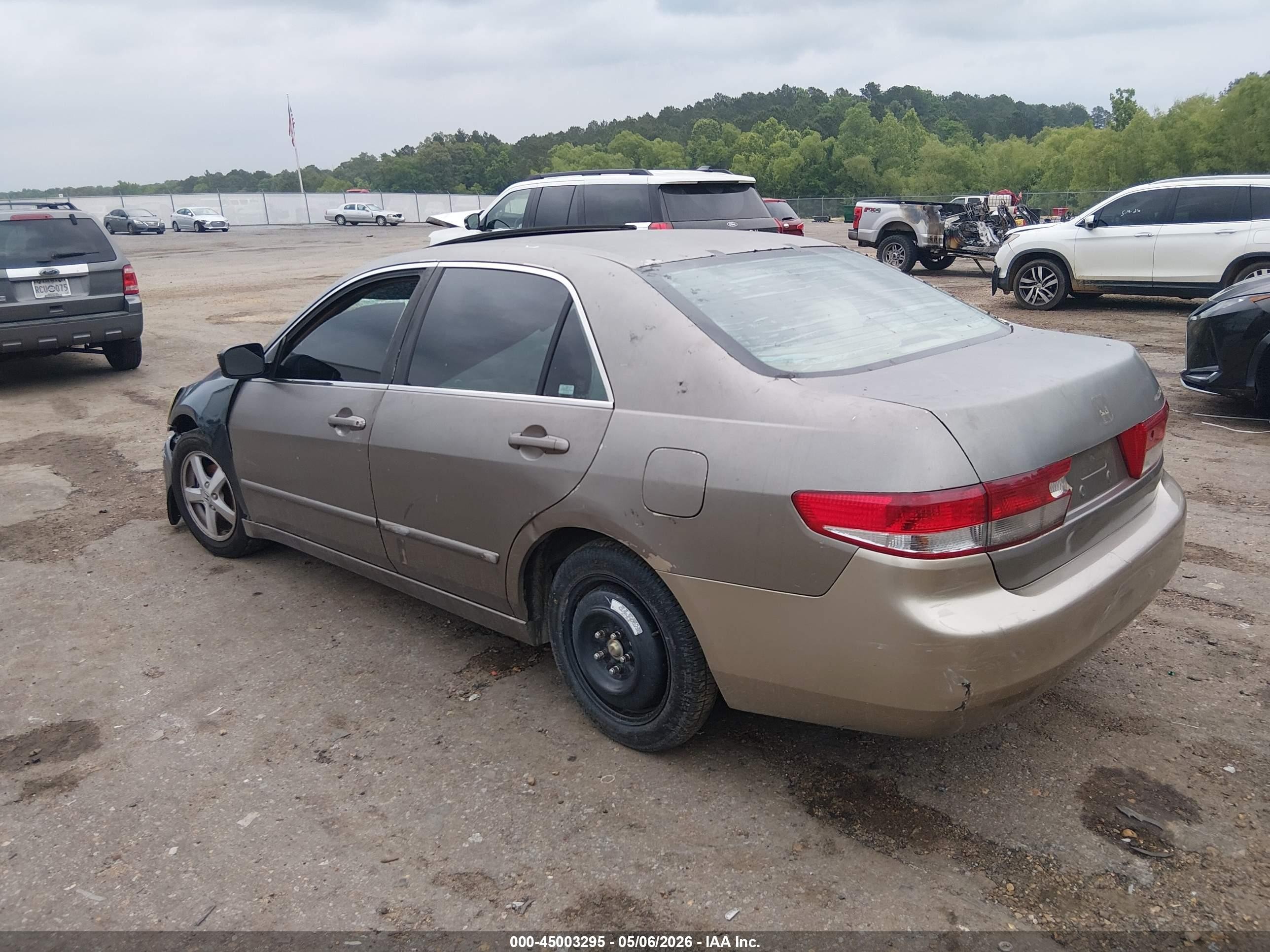2004 Honda Accord 2.4 Ex Gray vin: 1HGCM56604A030904