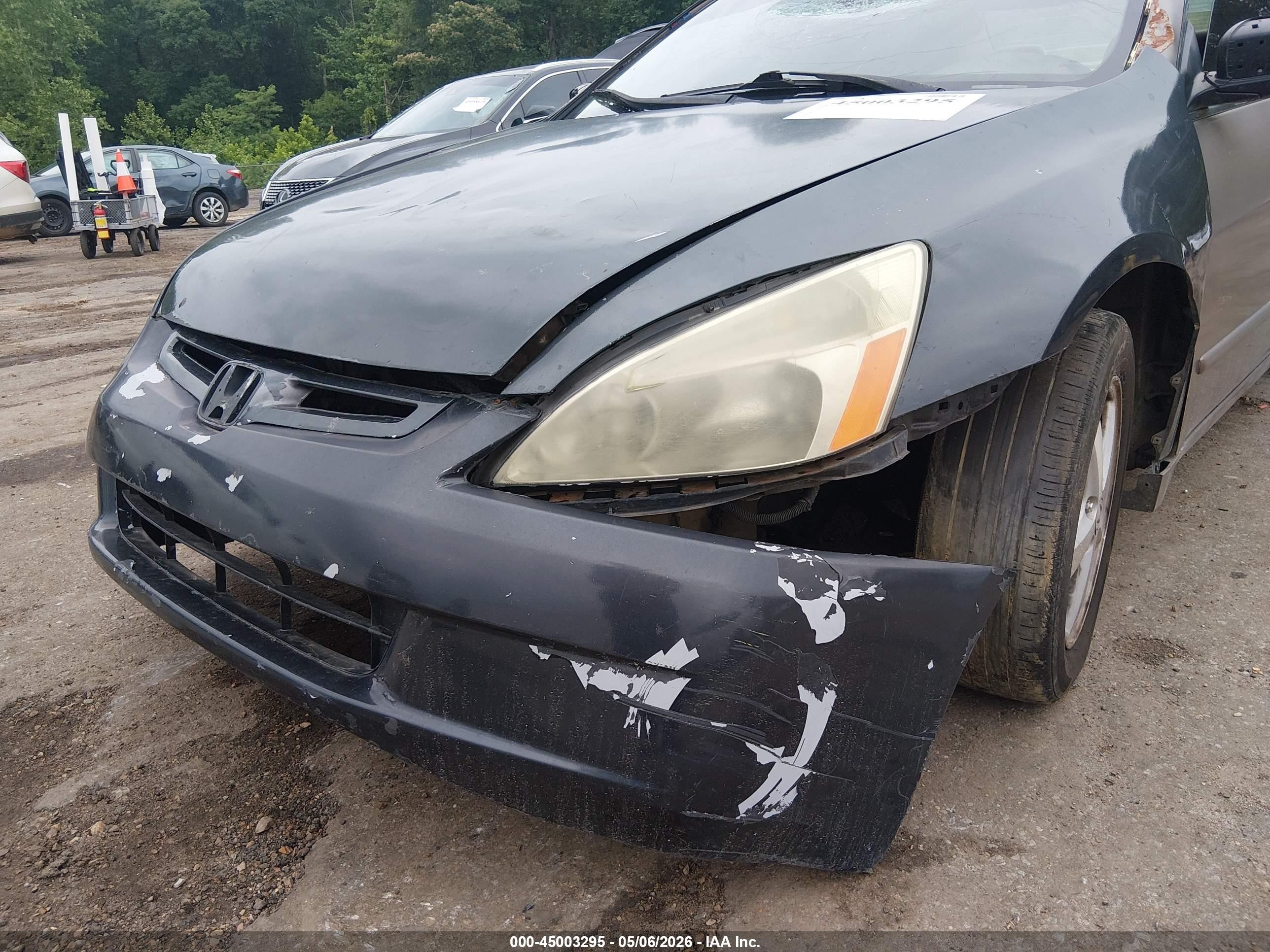 2004 Honda Accord 2.4 Ex Gray vin: 1HGCM56604A030904