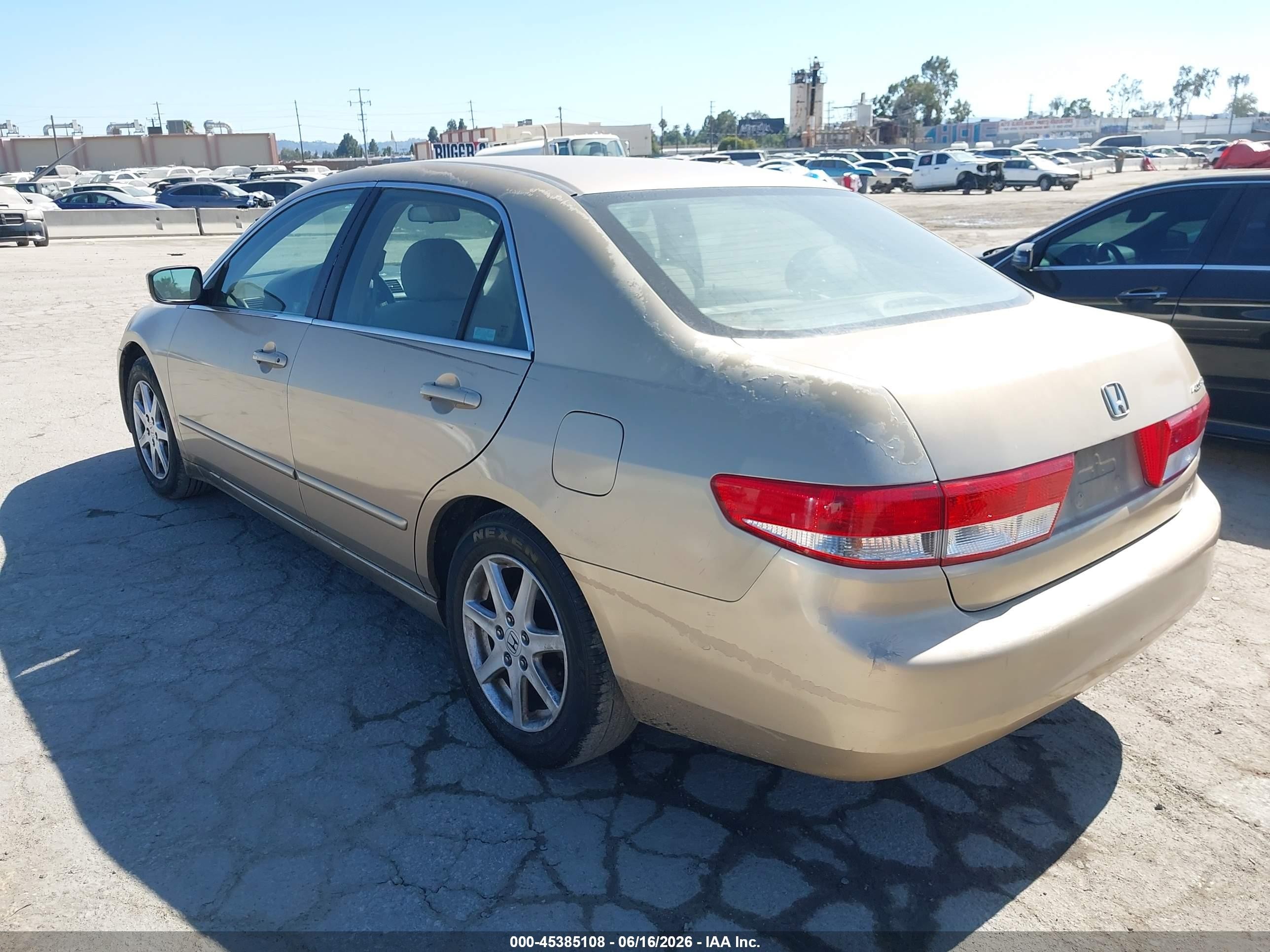 2004 Honda Accord 2.4 Ex Gold vin: 1HGCM56604A167129