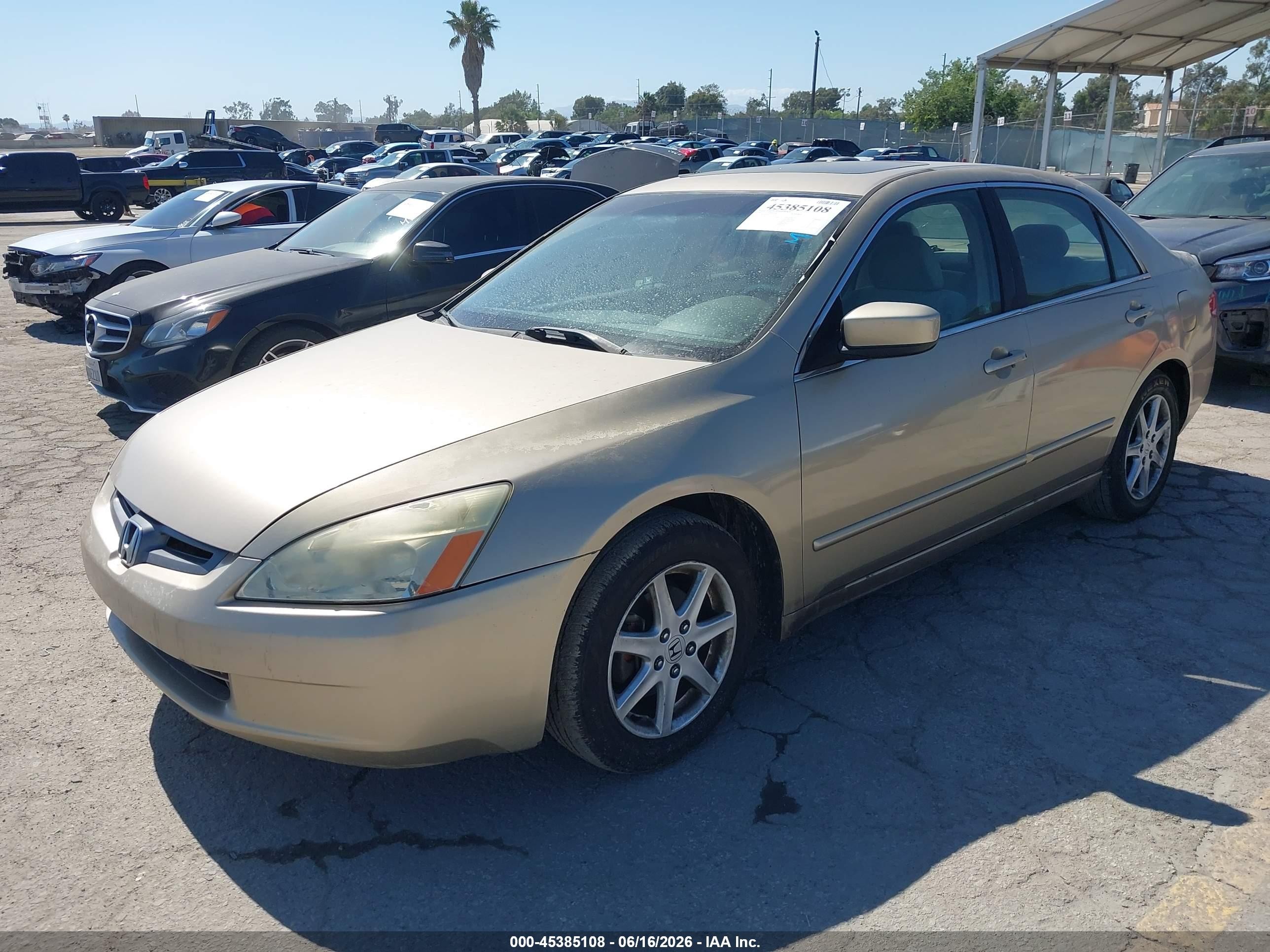 2004 Honda Accord 2.4 Ex Gold vin: 1HGCM56604A167129