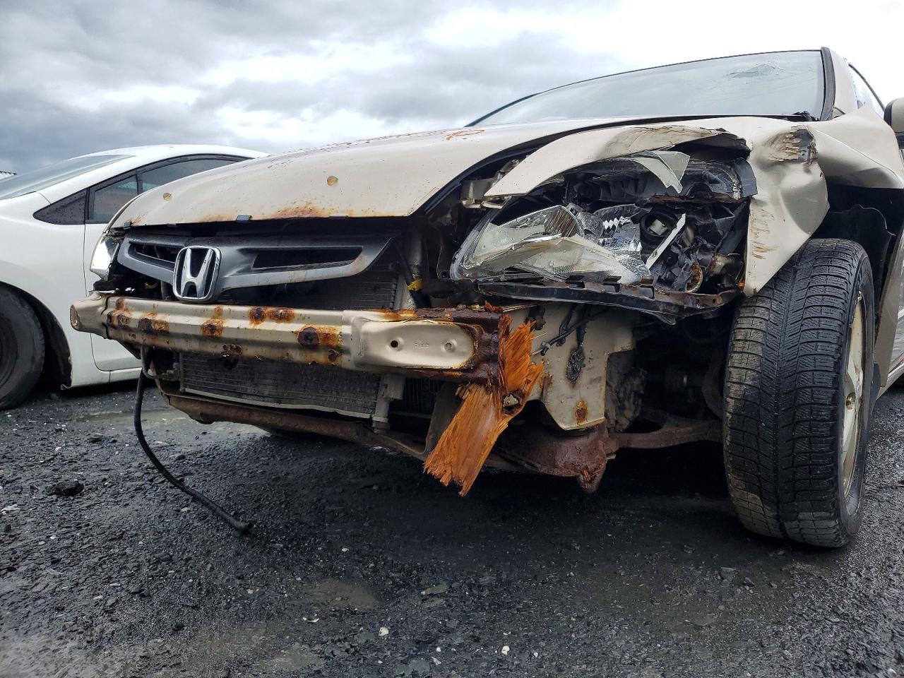 2005 Honda Accord Ex Beige vin: 1HGCM56605A805347