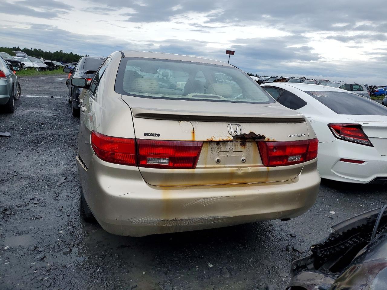 2005 Honda Accord Ex Beige vin: 1HGCM56605A805347