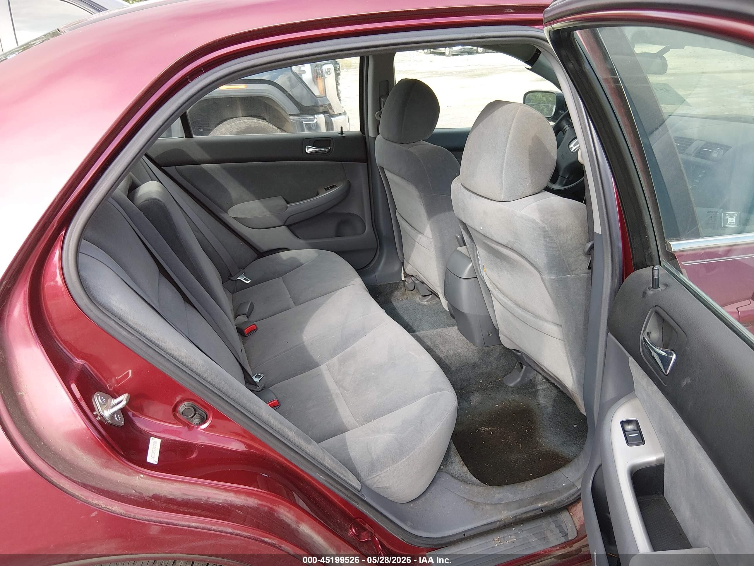 2003 Honda Accord 2.4 Ex Red vin: 1HGCM56613A002933