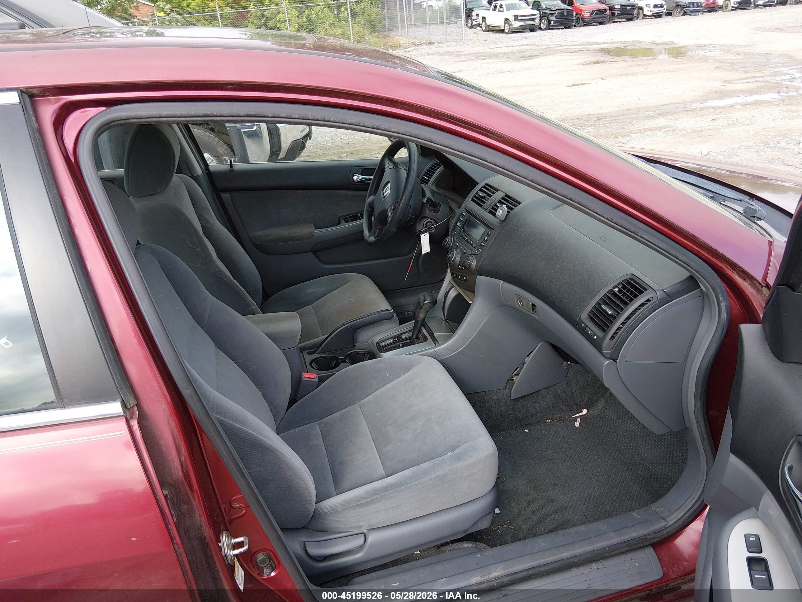 2003 Honda Accord 2.4 Ex Red vin: 1HGCM56613A002933
