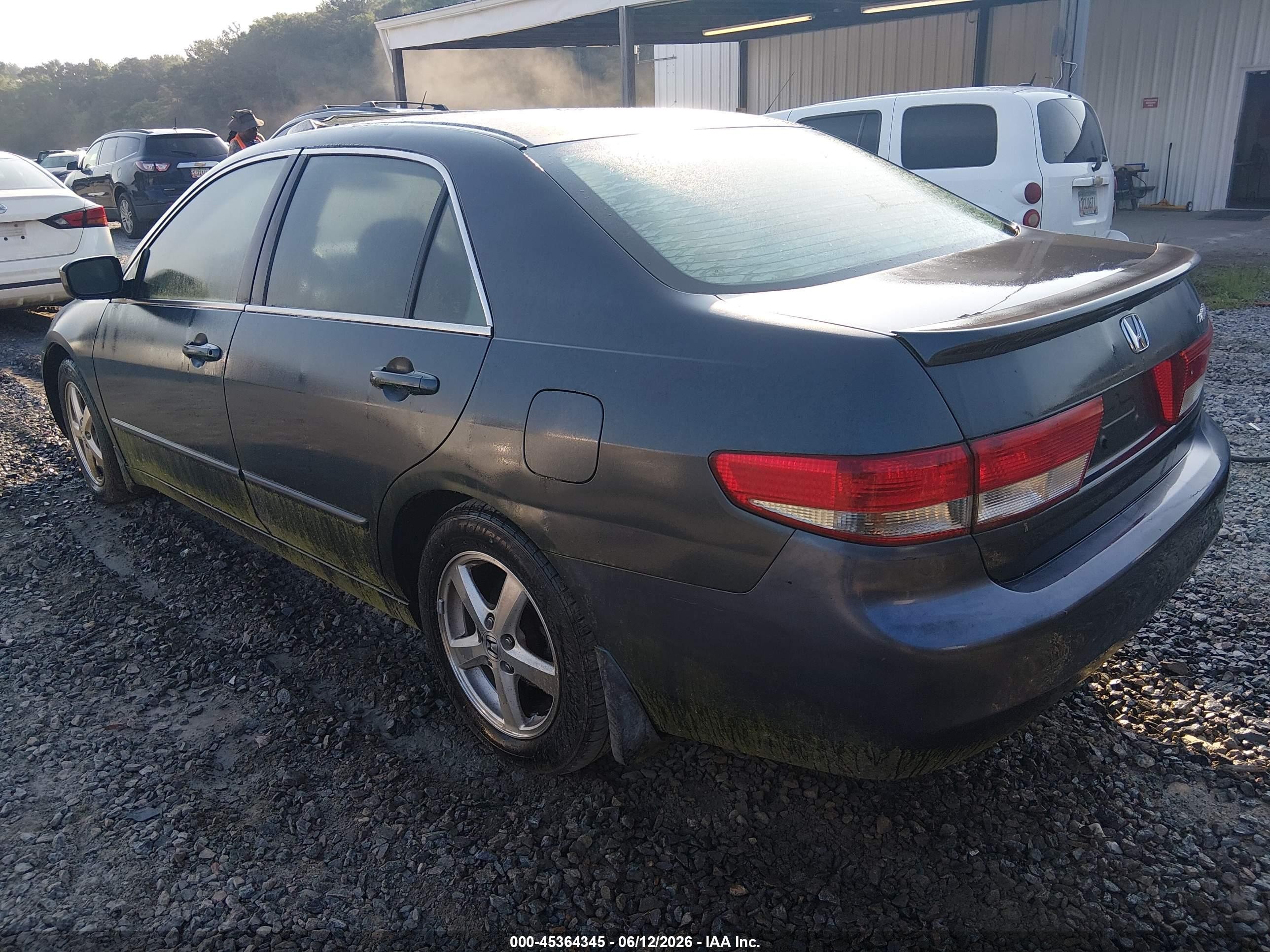 2003 Honda Accord 2.4 Ex Gray vin: 1HGCM56623A083411