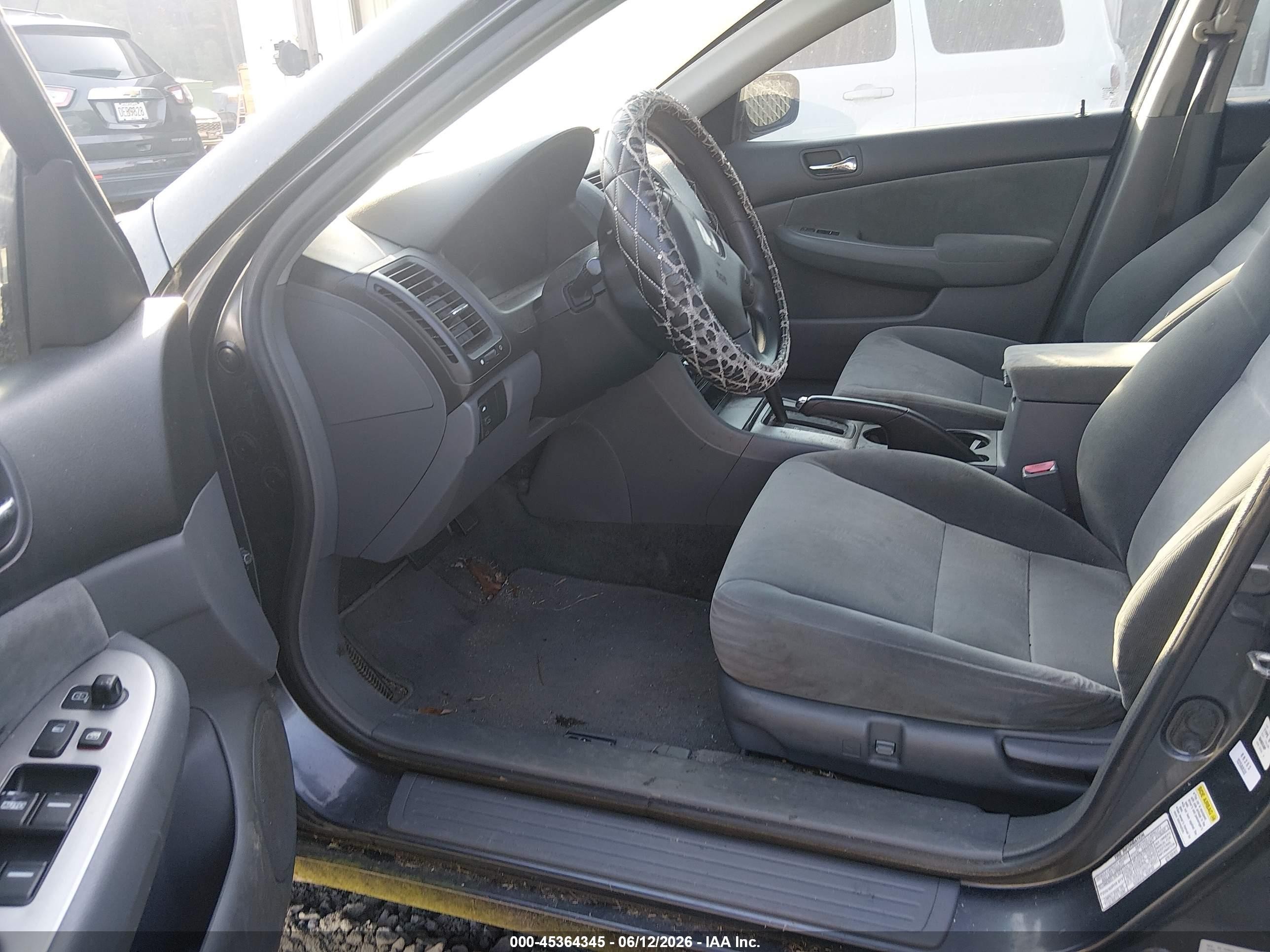 2003 Honda Accord 2.4 Ex Gray vin: 1HGCM56623A083411