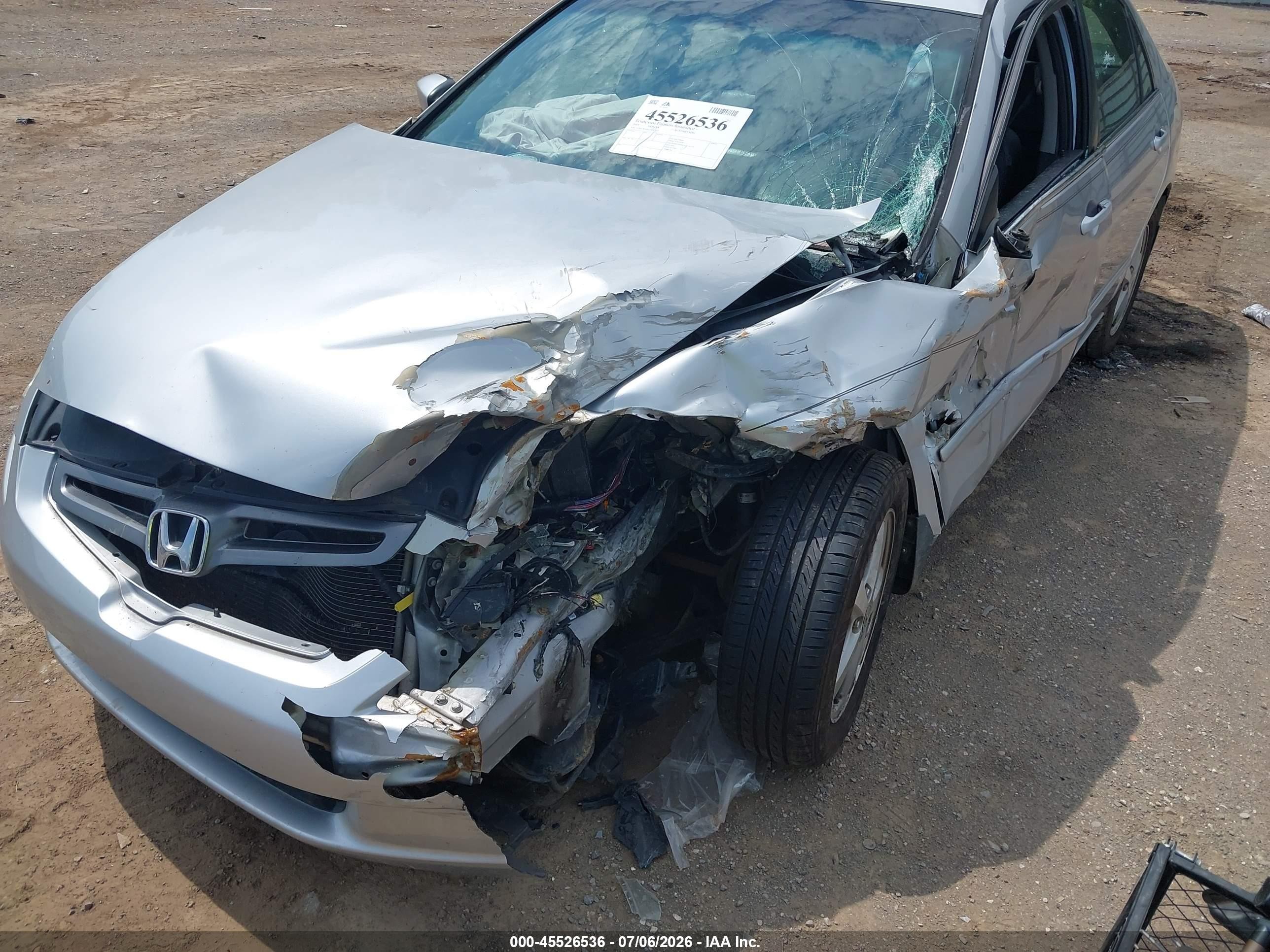 2003 Honda Accord Sdn Ex Silver vin: 1HGCM56623A092755