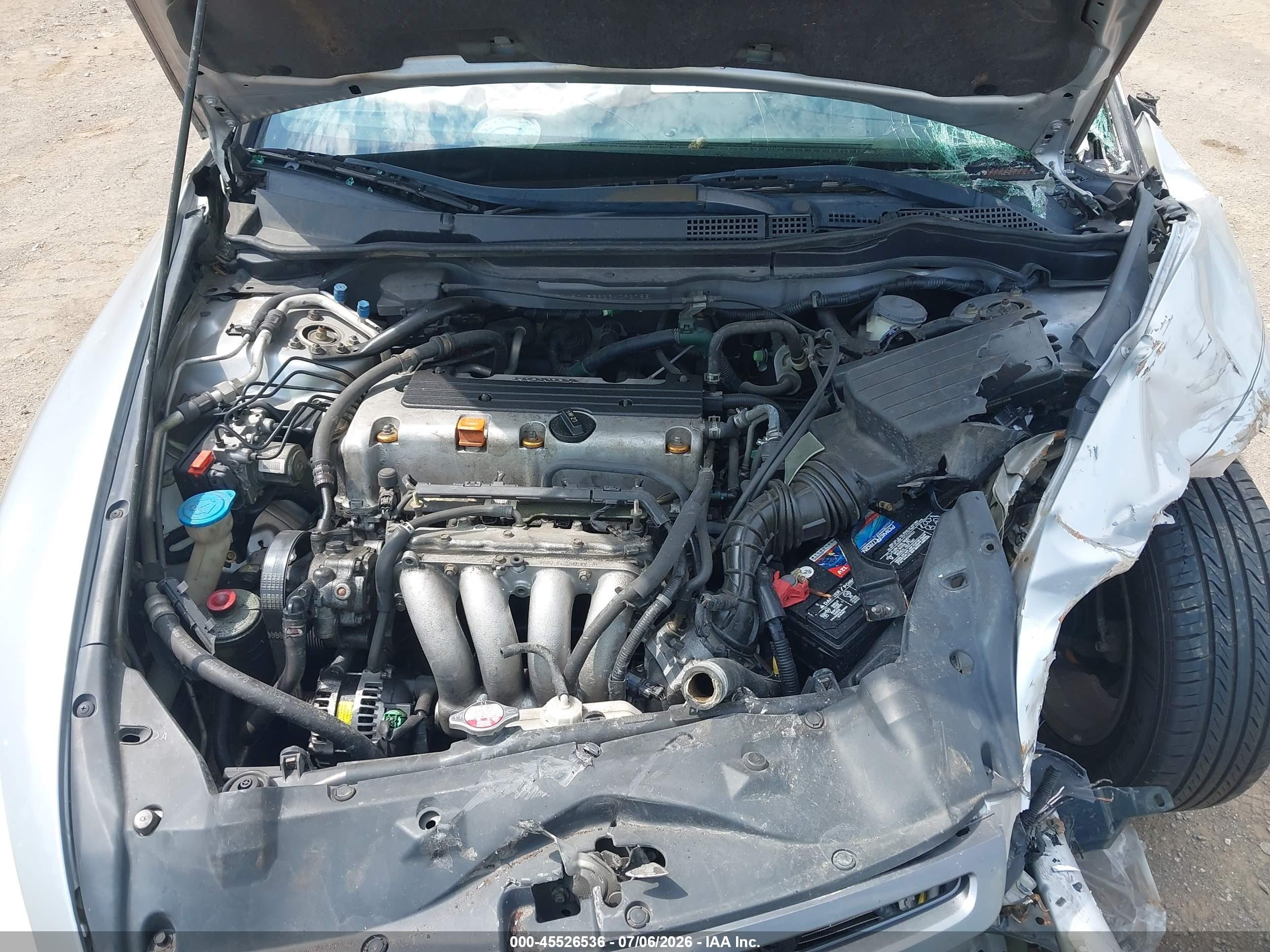2003 Honda Accord Sdn Ex Silver vin: 1HGCM56623A092755