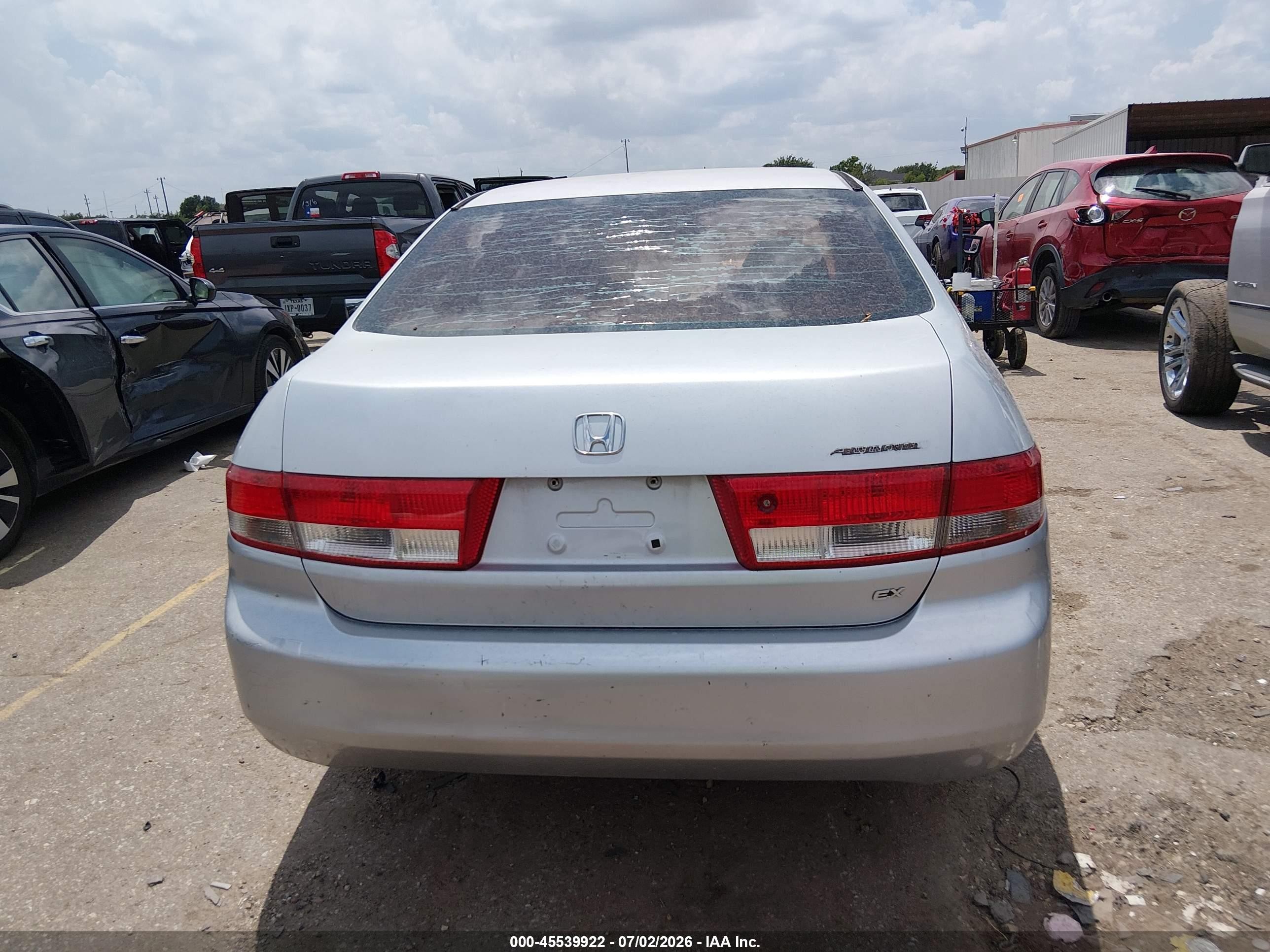 2003 Honda Accord 2.4 Ex Silver vin: 1HGCM56623A101356