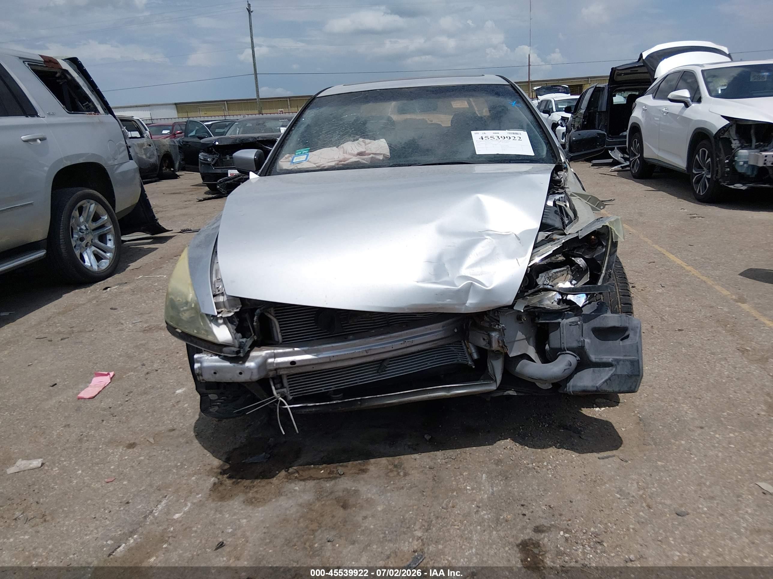 2003 Honda Accord 2.4 Ex Silver vin: 1HGCM56623A101356