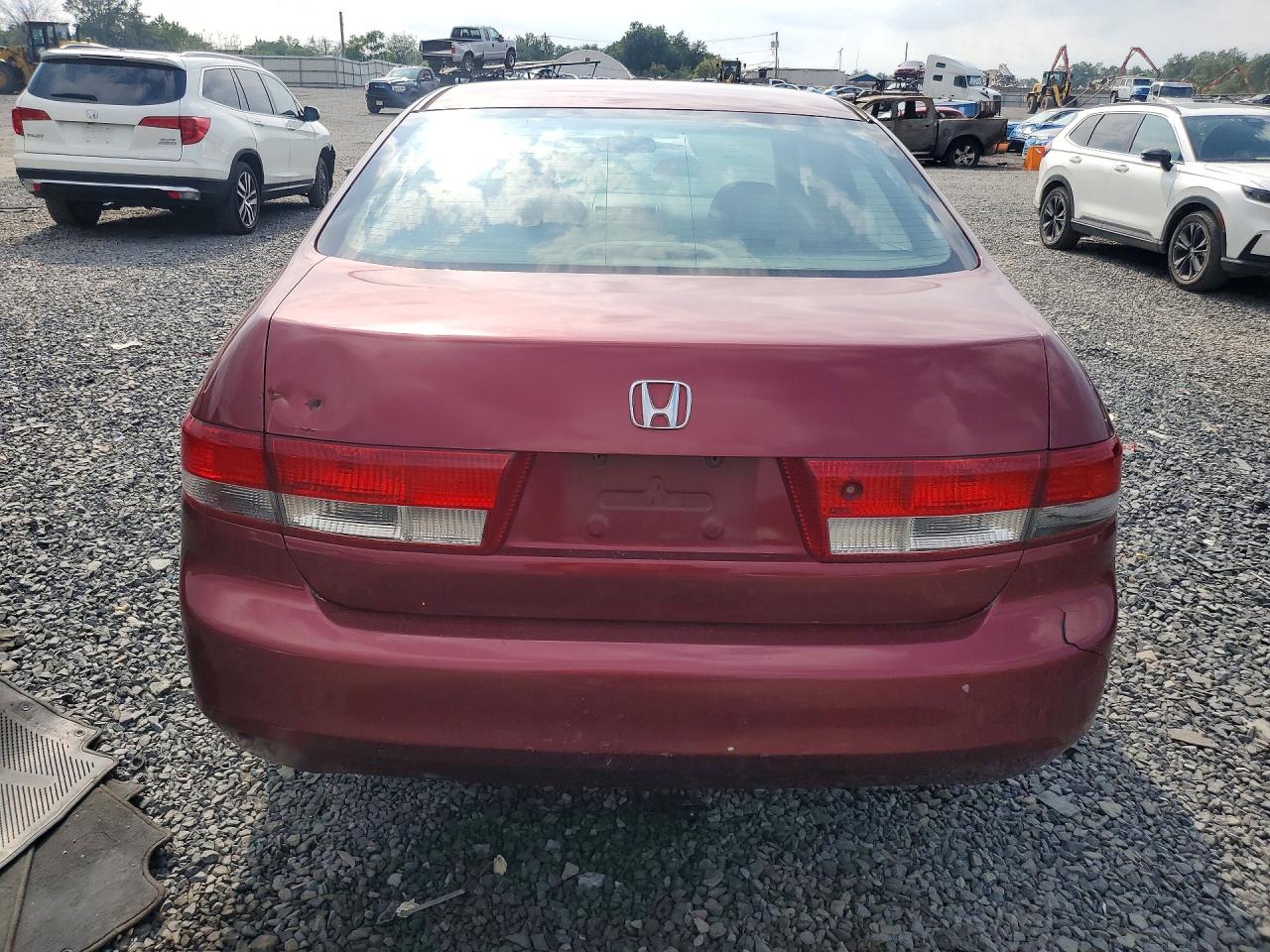 2003 Honda Accord Ex Maroon vin: 1HGCM56623A120909