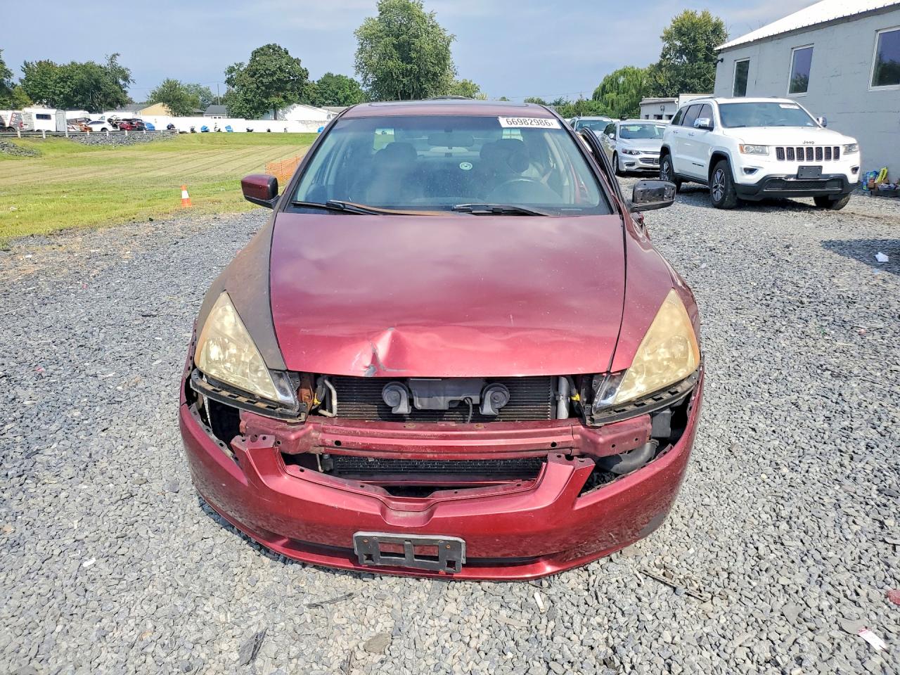 2003 Honda Accord Ex Maroon vin: 1HGCM56623A120909