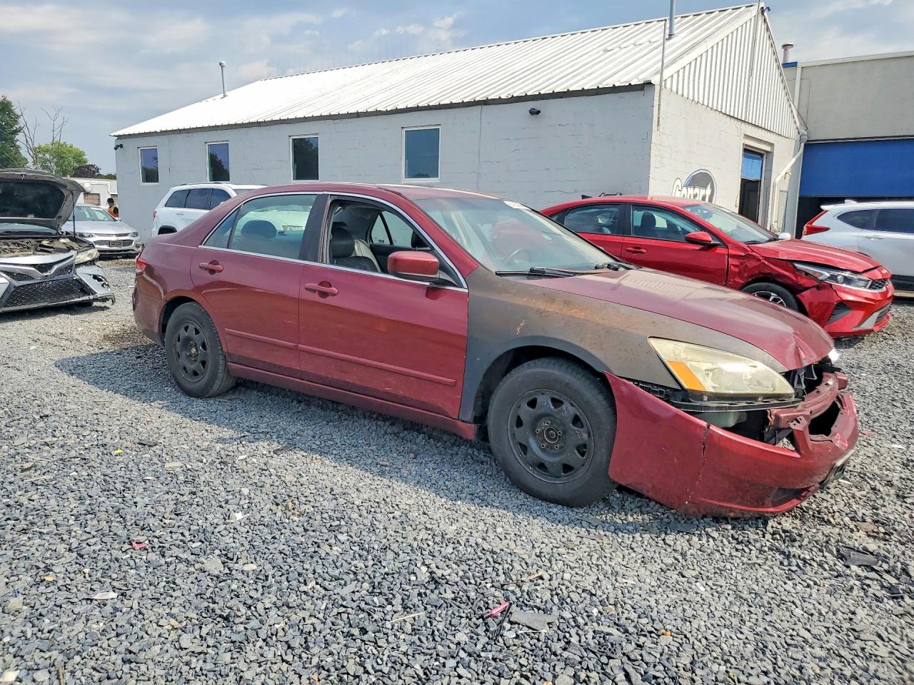 2003 Honda Accord Ex Maroon vin: 1HGCM56623A120909