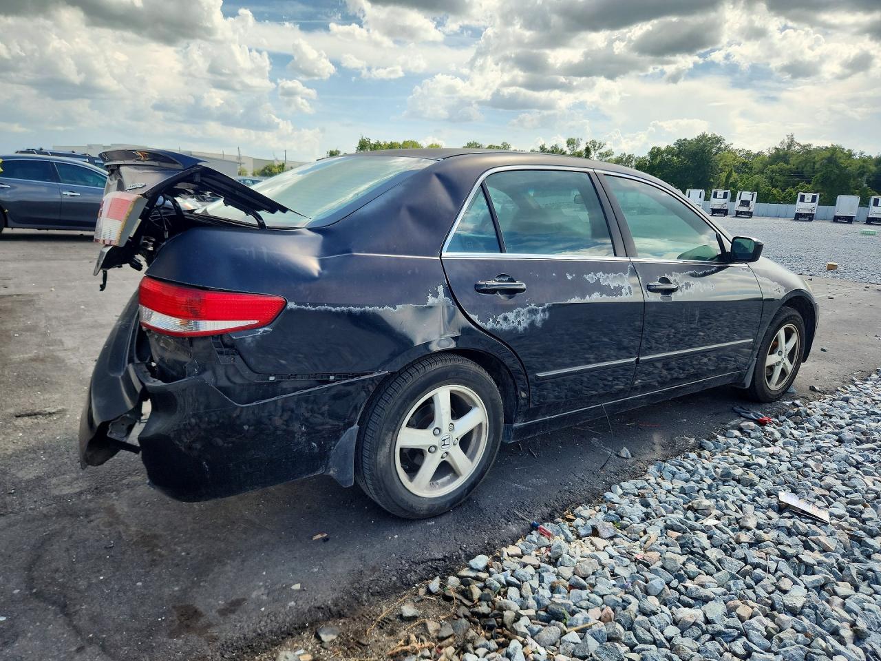 2003 Honda Accord Ex Black vin: 1HGCM56623A137435