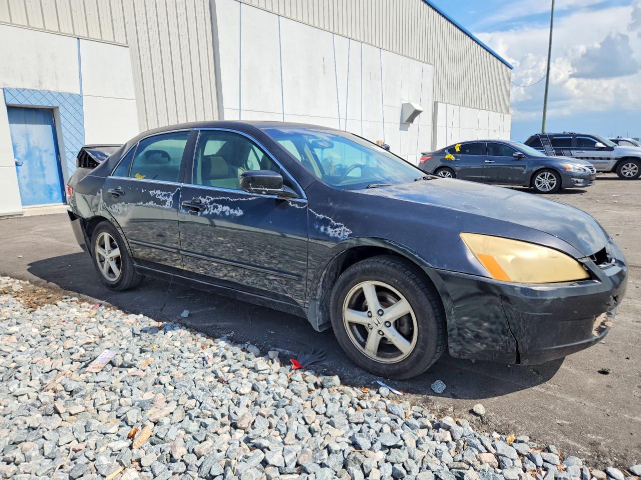 2003 Honda Accord Ex Black vin: 1HGCM56623A137435