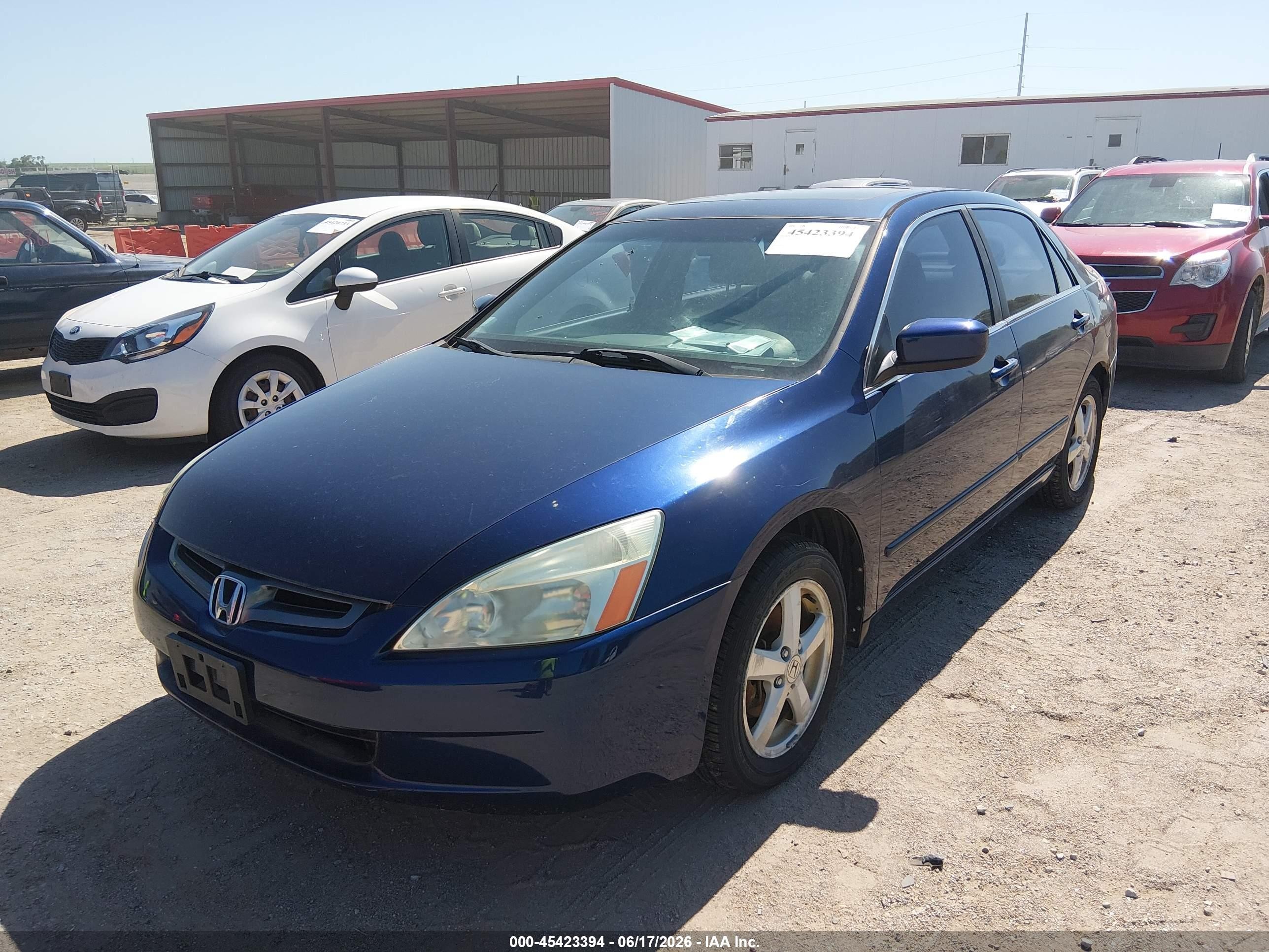 2004 Honda Accord 2.4 Ex Dark Blue vin: 1HGCM56624A027244