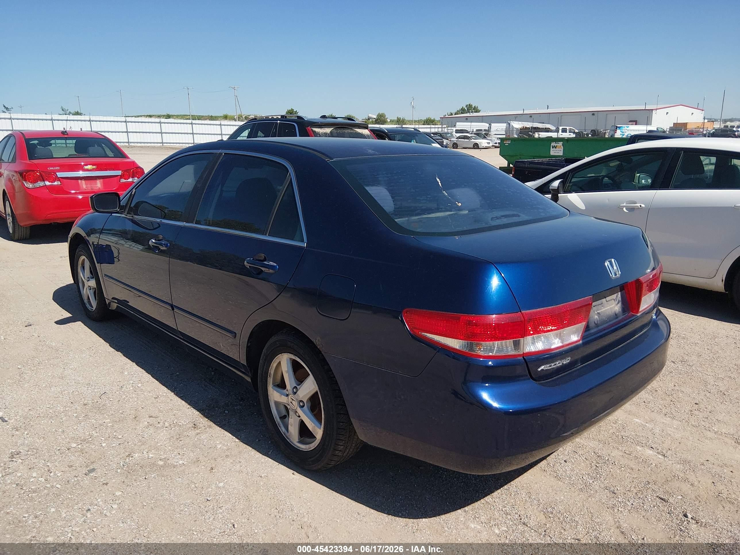 2004 Honda Accord 2.4 Ex Dark Blue vin: 1HGCM56624A027244