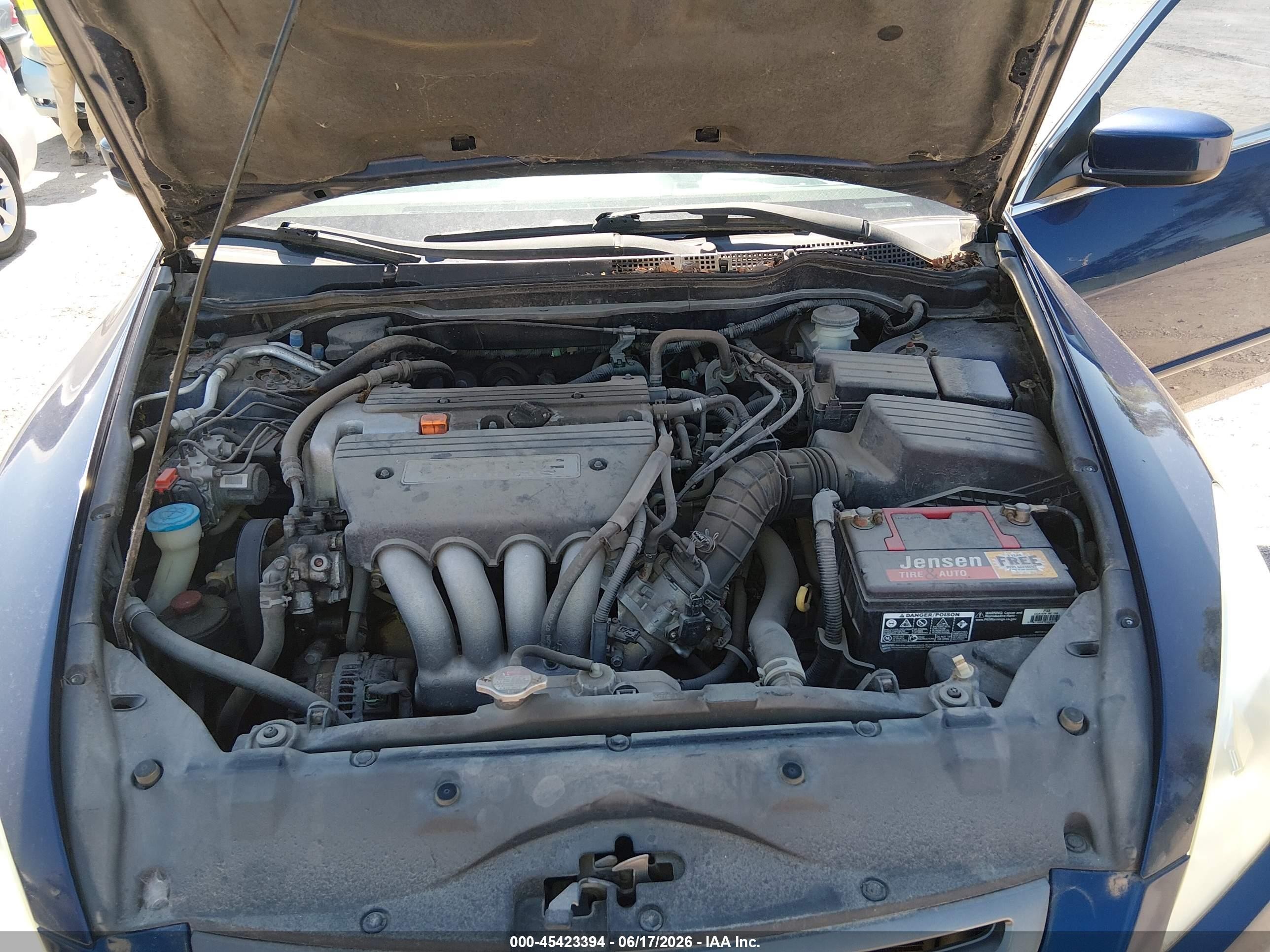 2004 Honda Accord 2.4 Ex Dark Blue vin: 1HGCM56624A027244