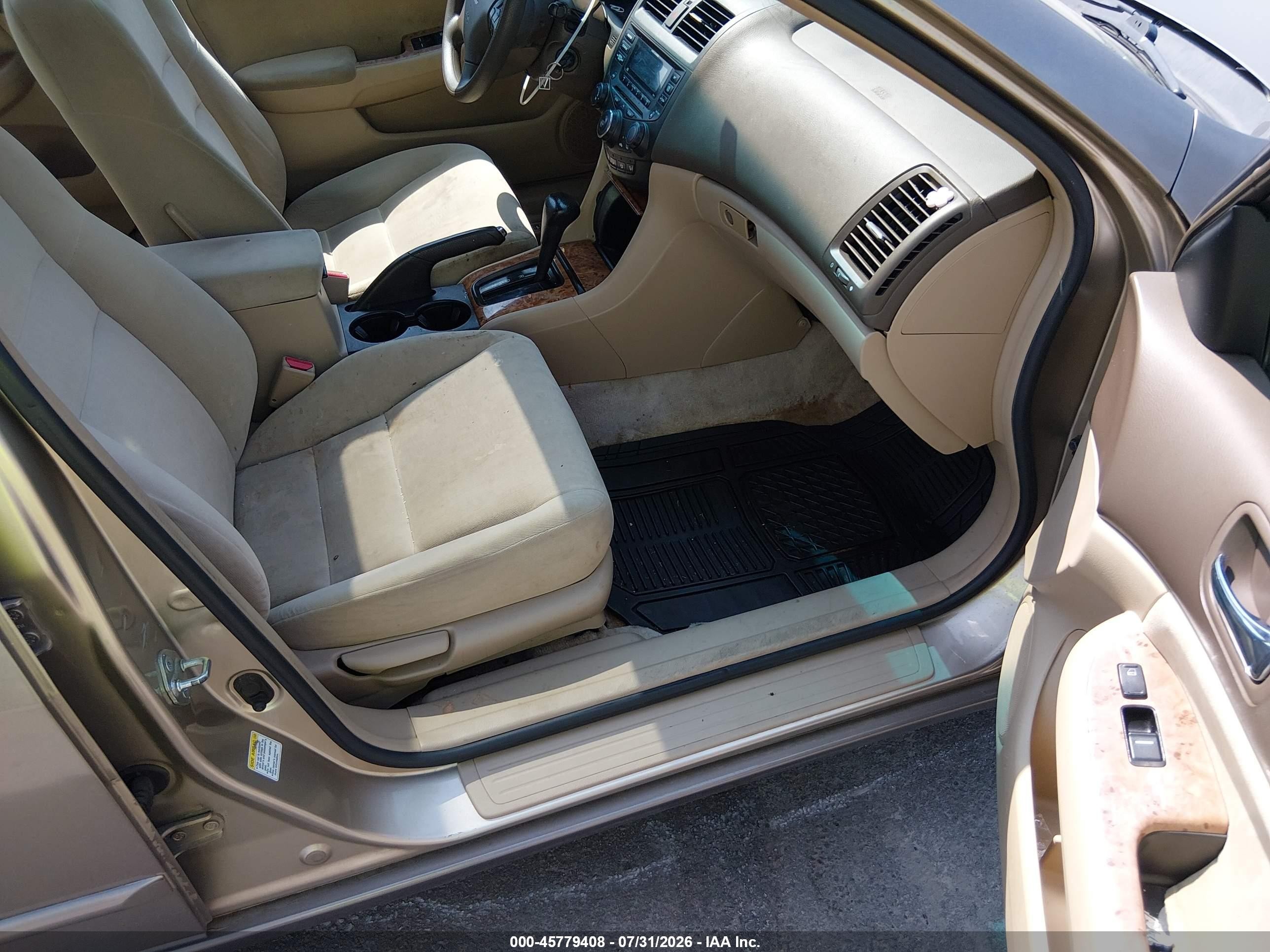 2004 Honda Accord 2.4 Ex Beige vin: 1HGCM56624A033707
