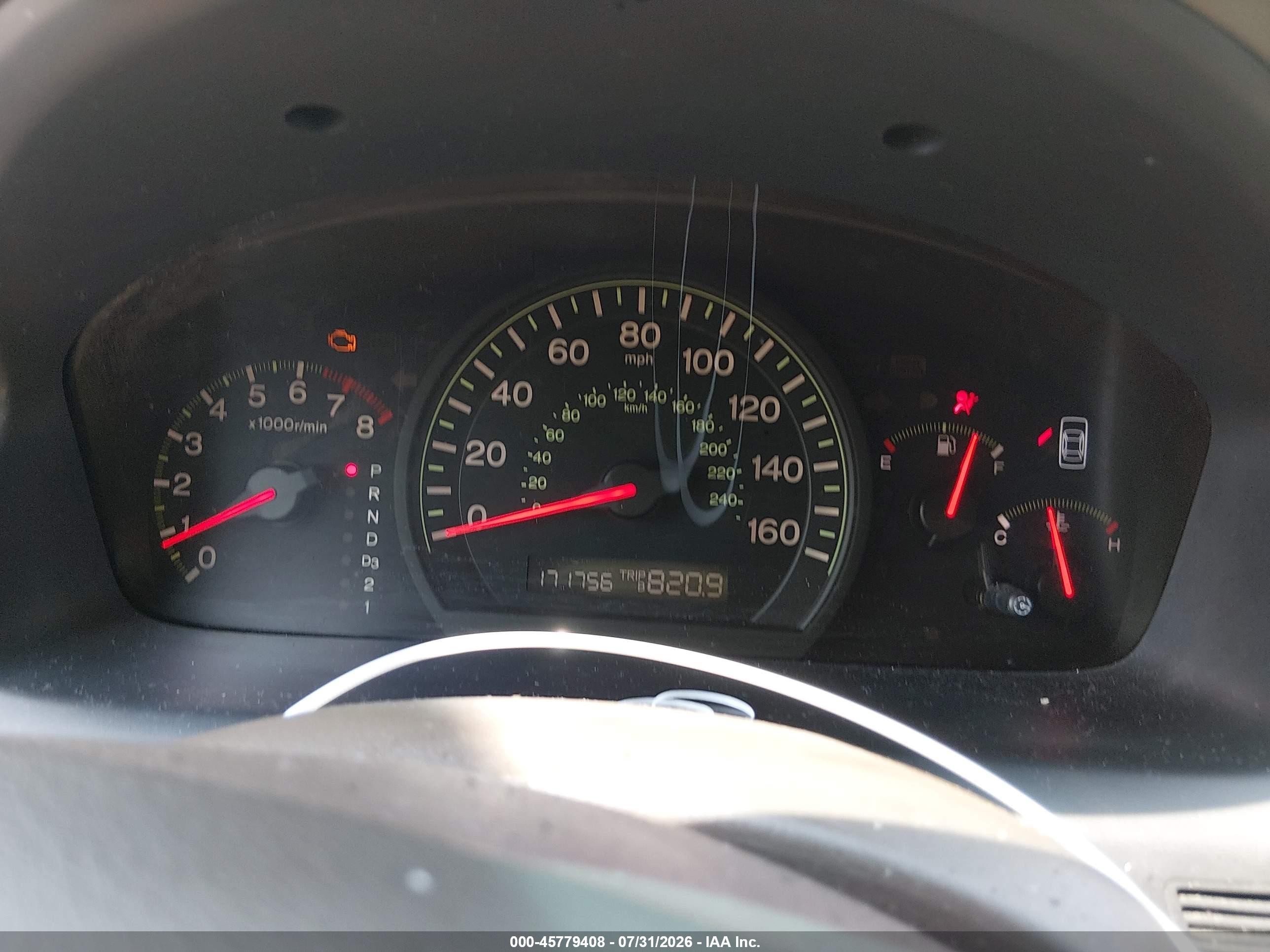 2004 Honda Accord 2.4 Ex Beige vin: 1HGCM56624A033707