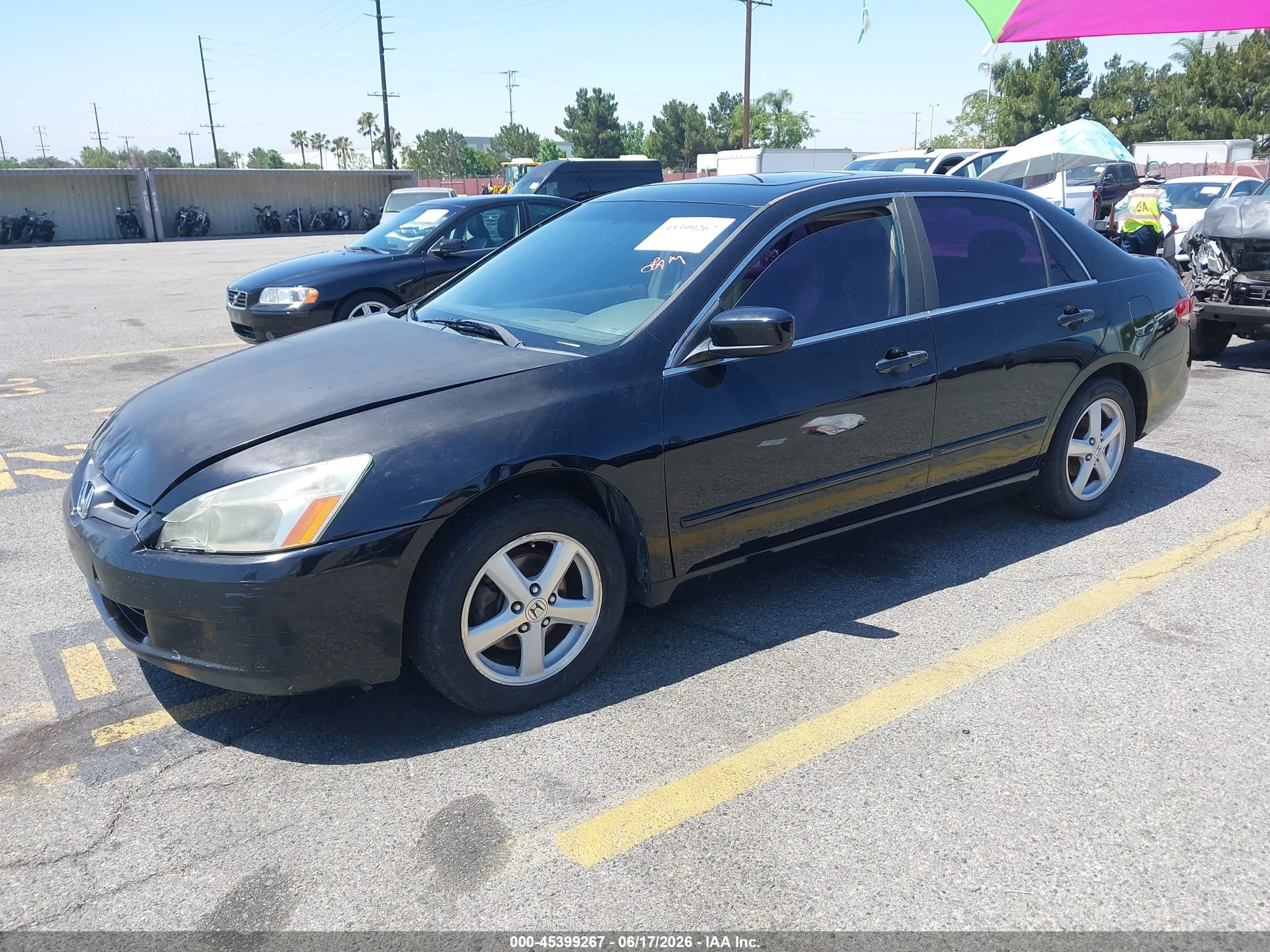 2004 Honda Accord 2.4 Ex Black vin: 1HGCM56624A048336
