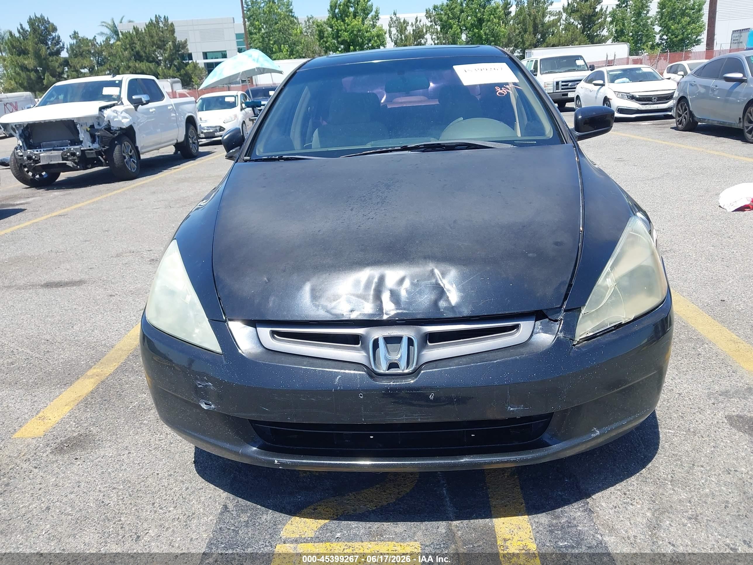 2004 Honda Accord 2.4 Ex Black vin: 1HGCM56624A048336