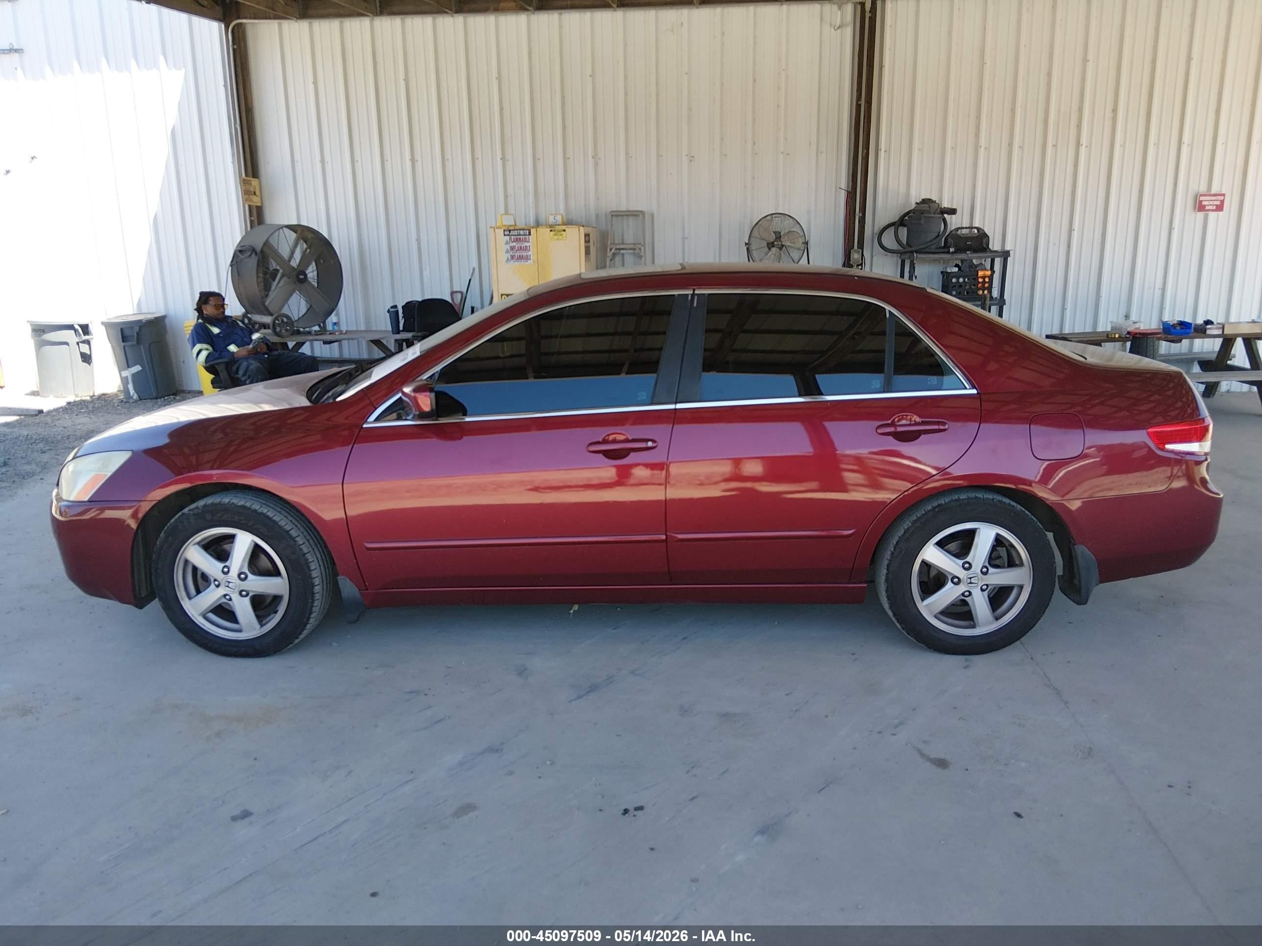 2004 Honda Accord 2.4 Ex Burgundy vin: 1HGCM56624A122791