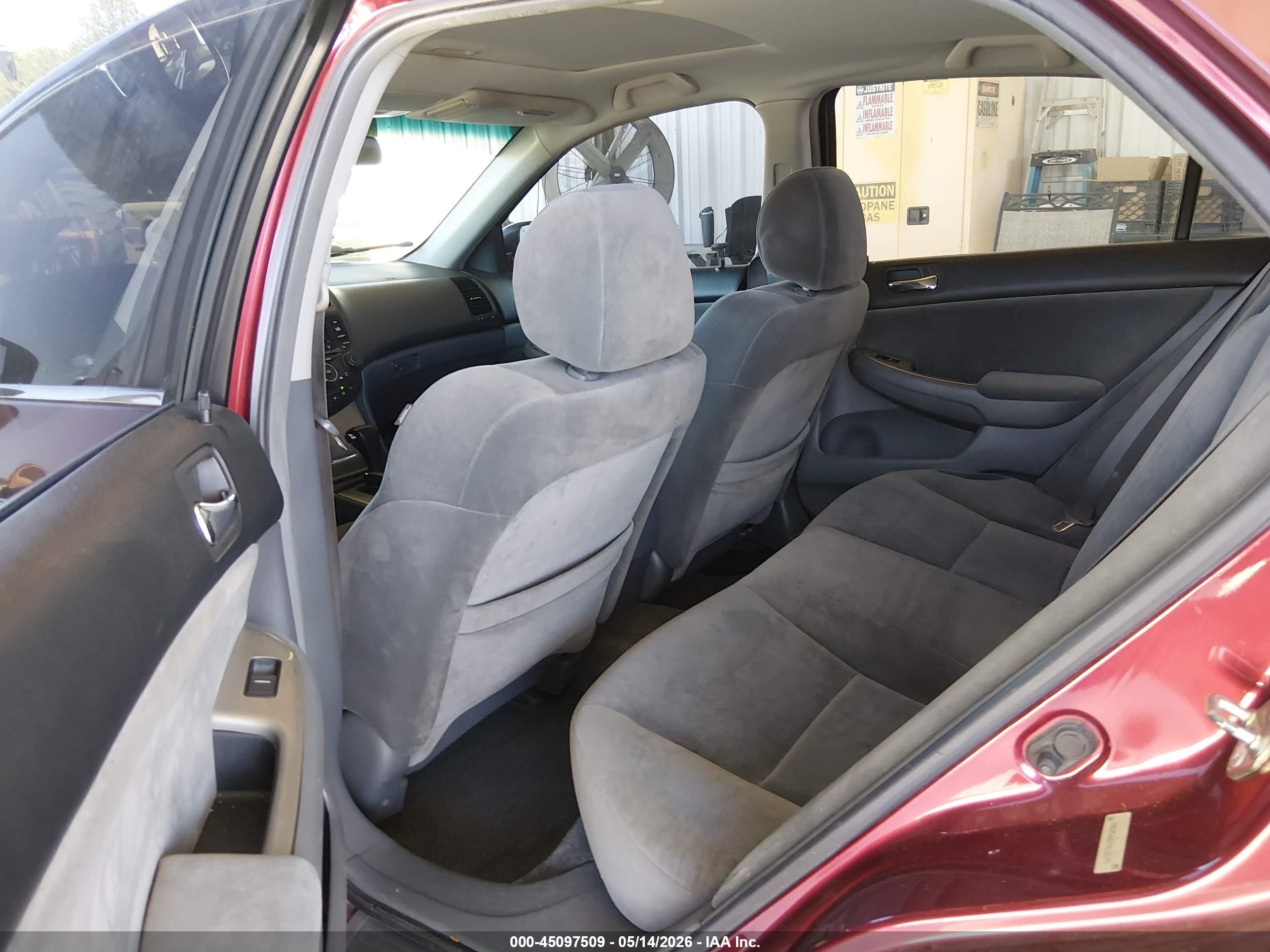 2004 Honda Accord 2.4 Ex Burgundy vin: 1HGCM56624A122791