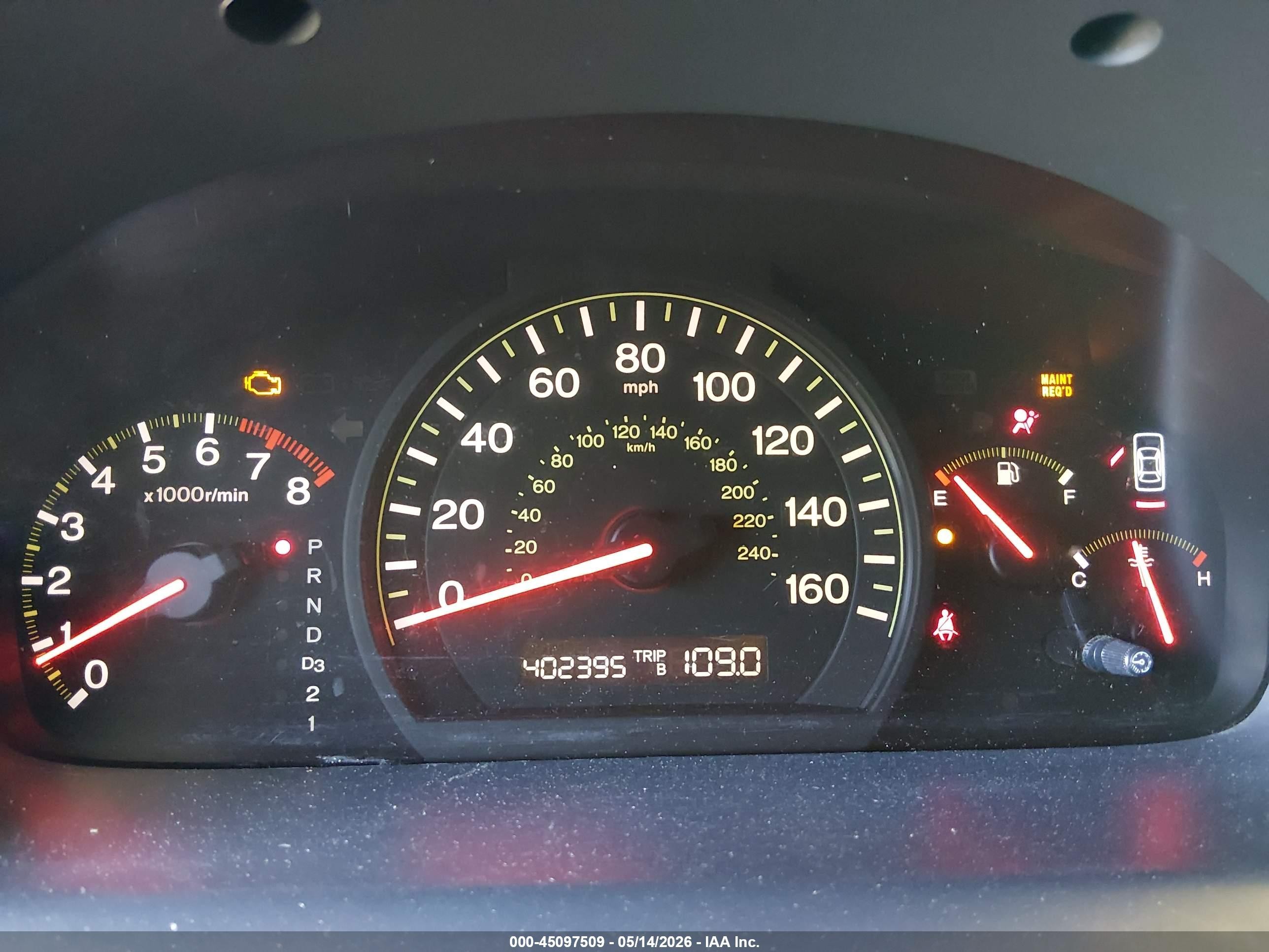 2004 Honda Accord 2.4 Ex Burgundy vin: 1HGCM56624A122791