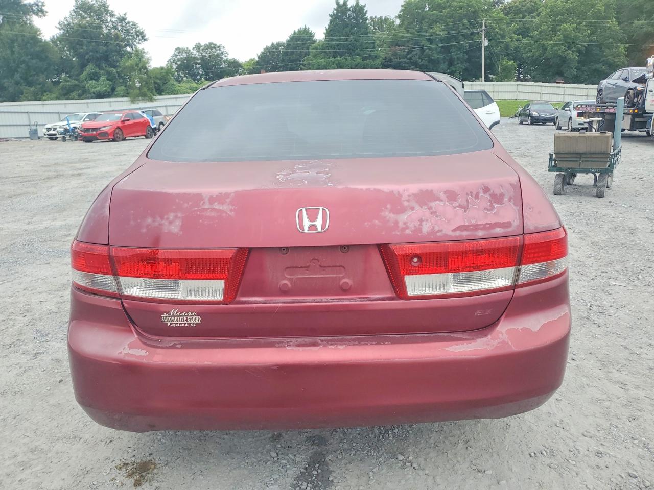 2004 Honda Accord Ex Burgundy vin: 1HGCM56624A161641