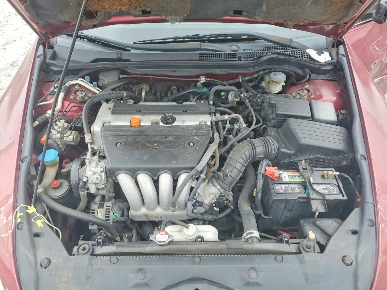 2004 Honda Accord Ex Burgundy vin: 1HGCM56624A161641