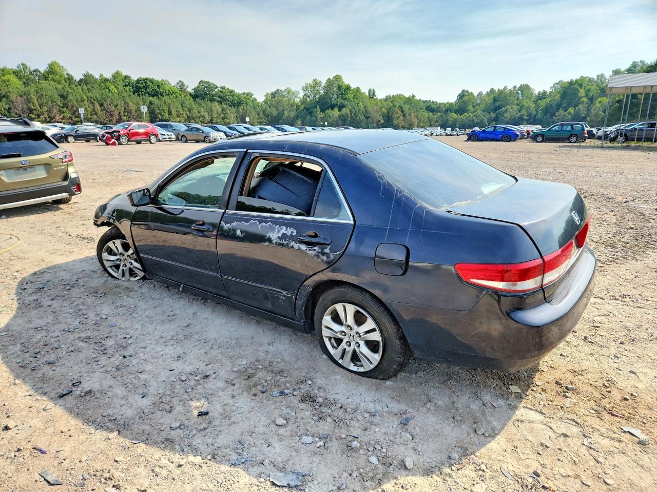 2003 Honda Accord Ex Black vin: 1HGCM56633A022715