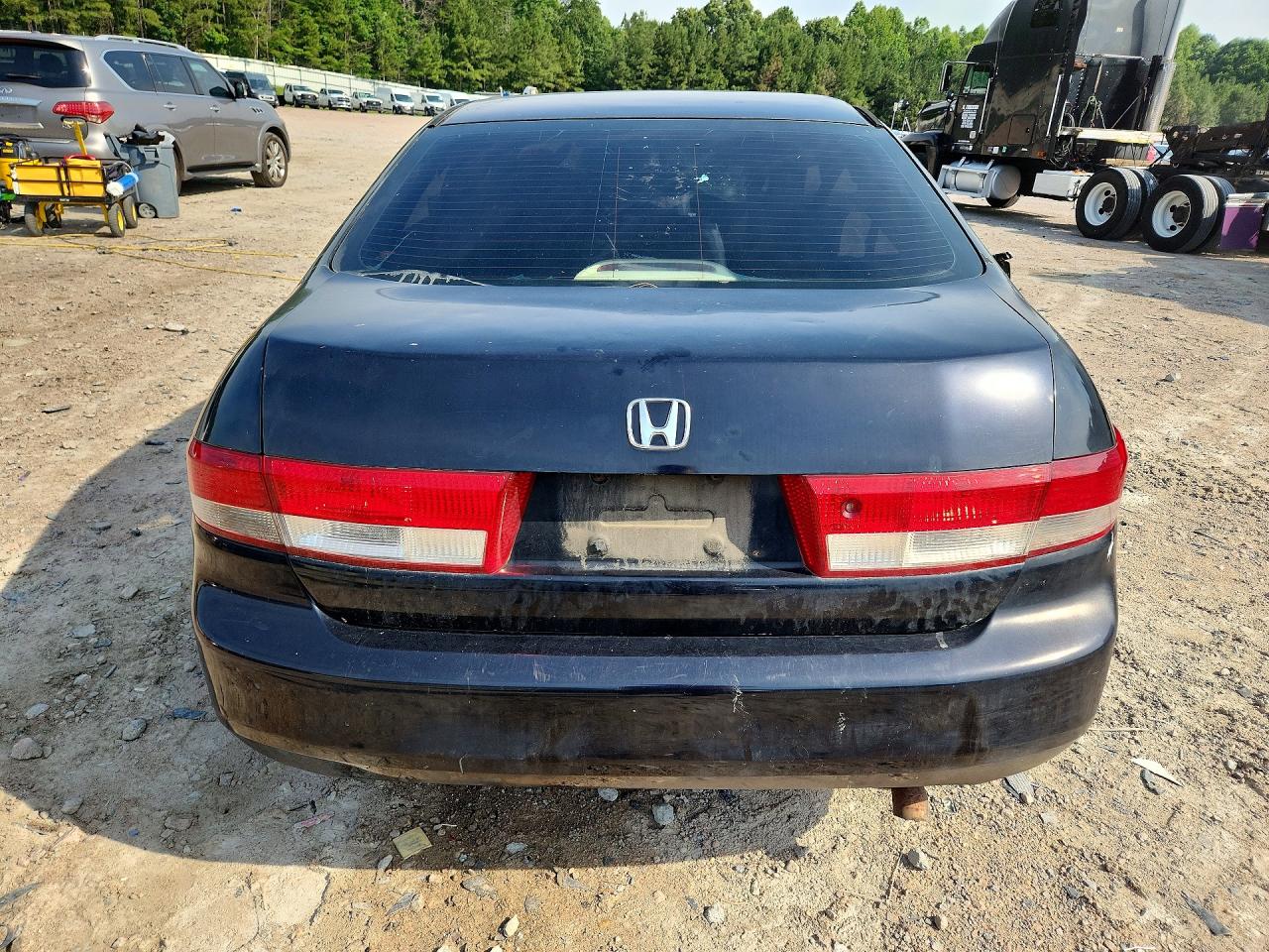 2003 Honda Accord Ex Black vin: 1HGCM56633A022715