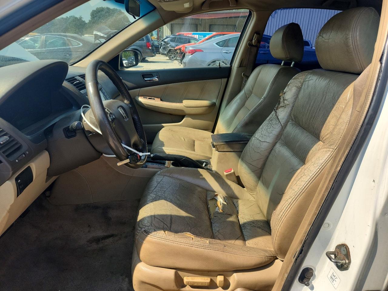 2003 Honda Accord Ex White vin: 1HGCM56633A106727