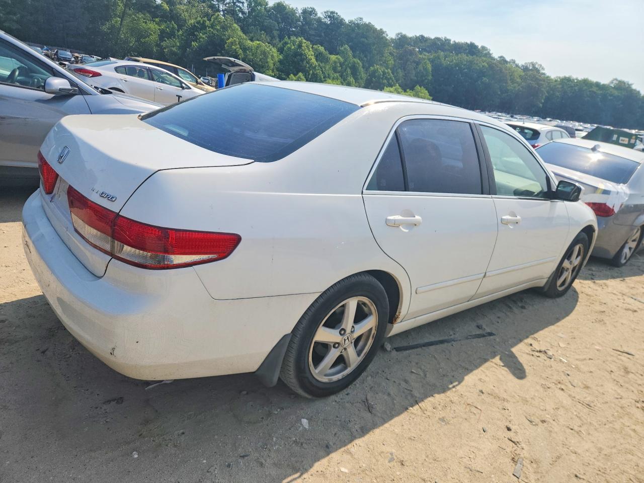 2003 Honda Accord Ex White vin: 1HGCM56633A106727