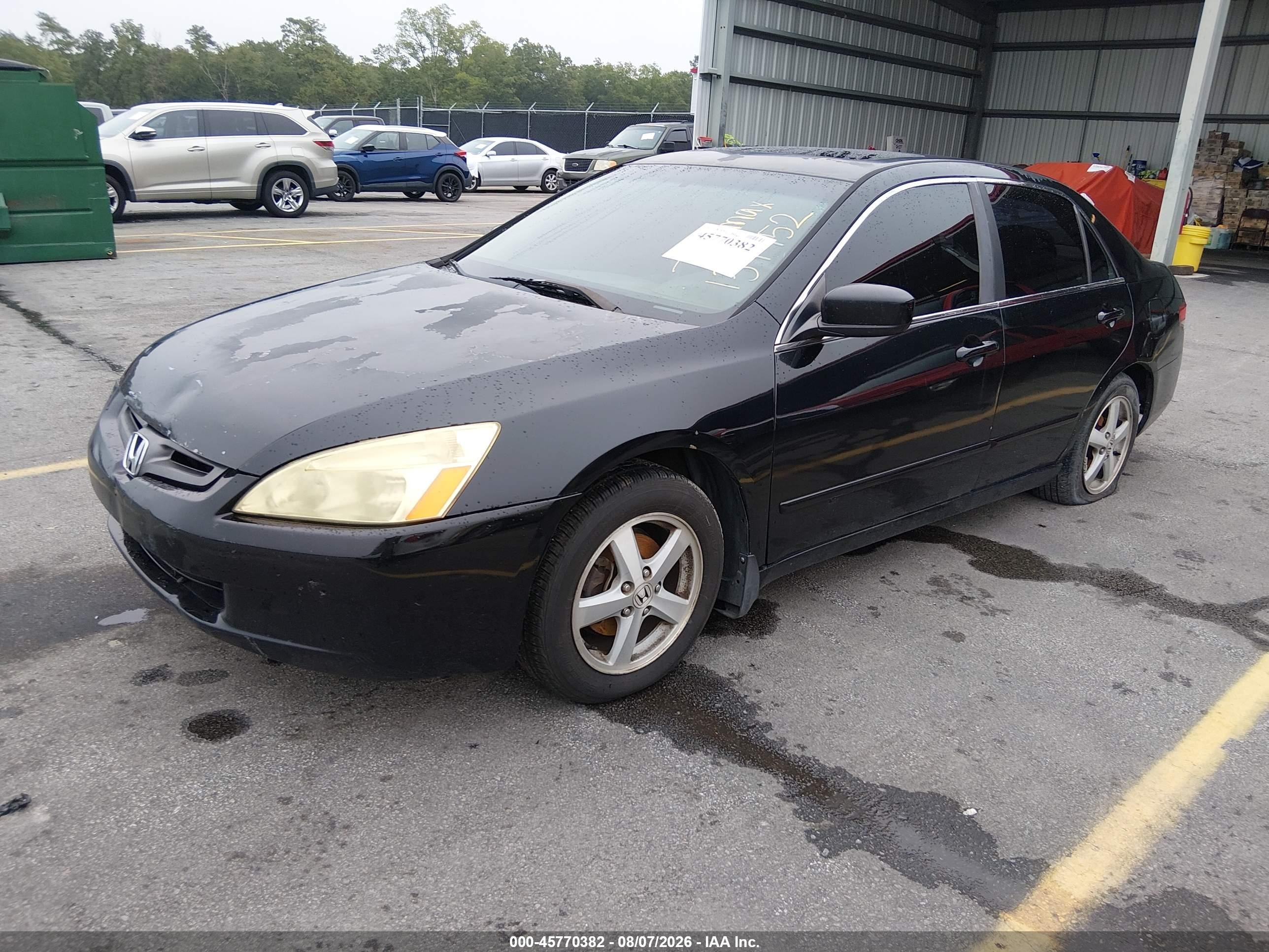 2003 Honda Accord 2.4 Ex Black vin: 1HGCM56633A137752