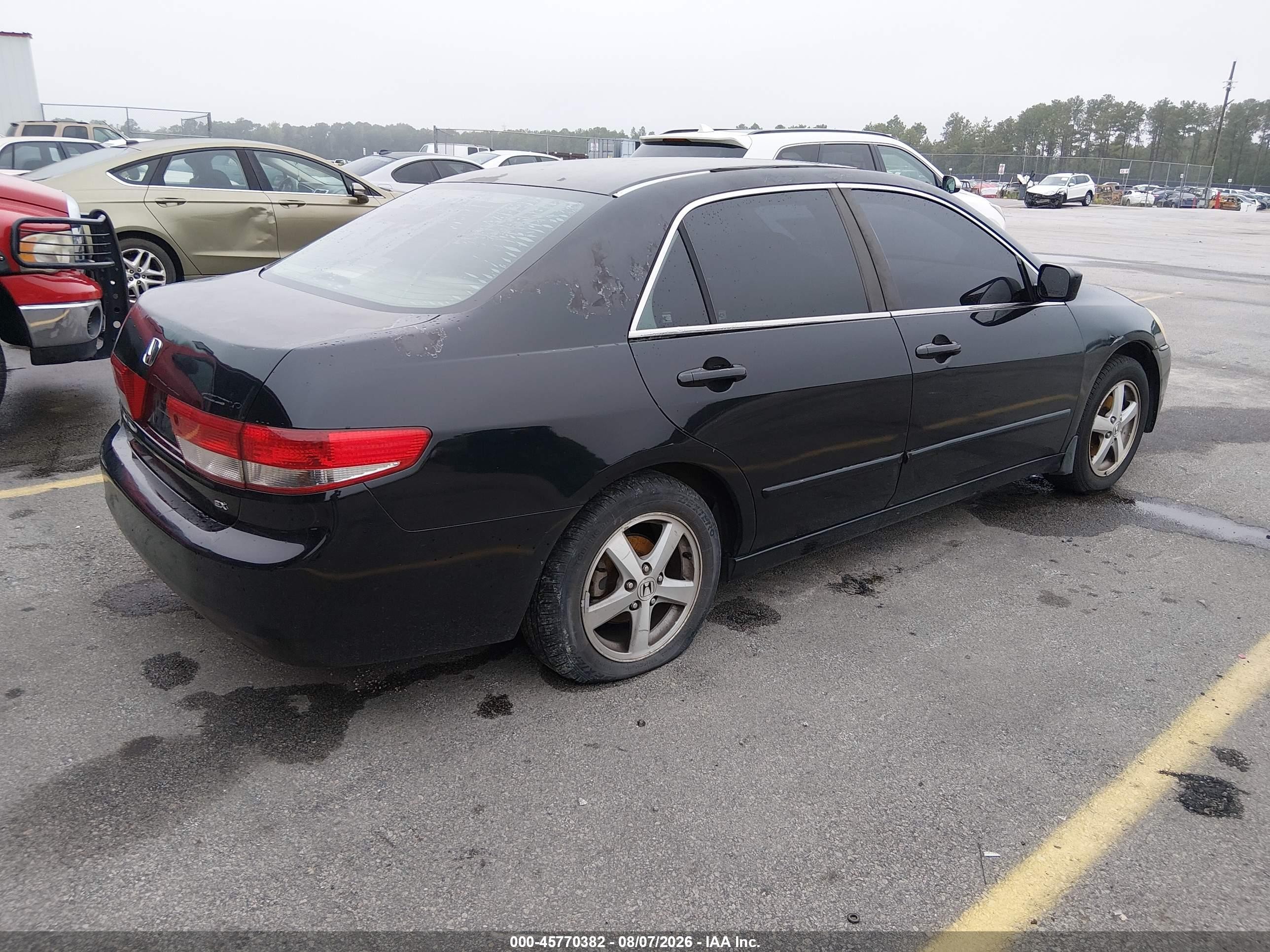 2003 Honda Accord 2.4 Ex Black vin: 1HGCM56633A137752