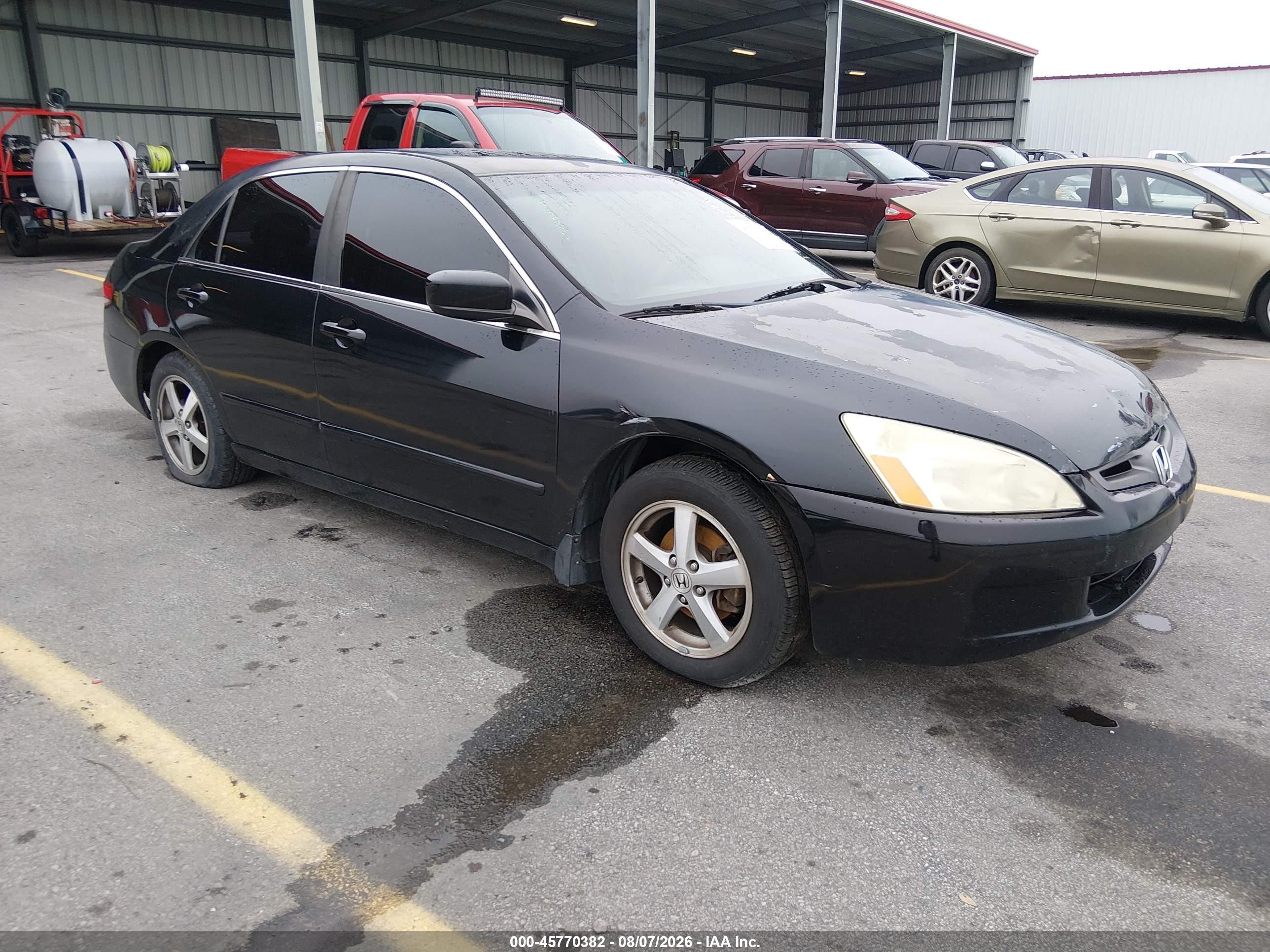 2003 Honda Accord 2.4 Ex Black vin: 1HGCM56633A137752