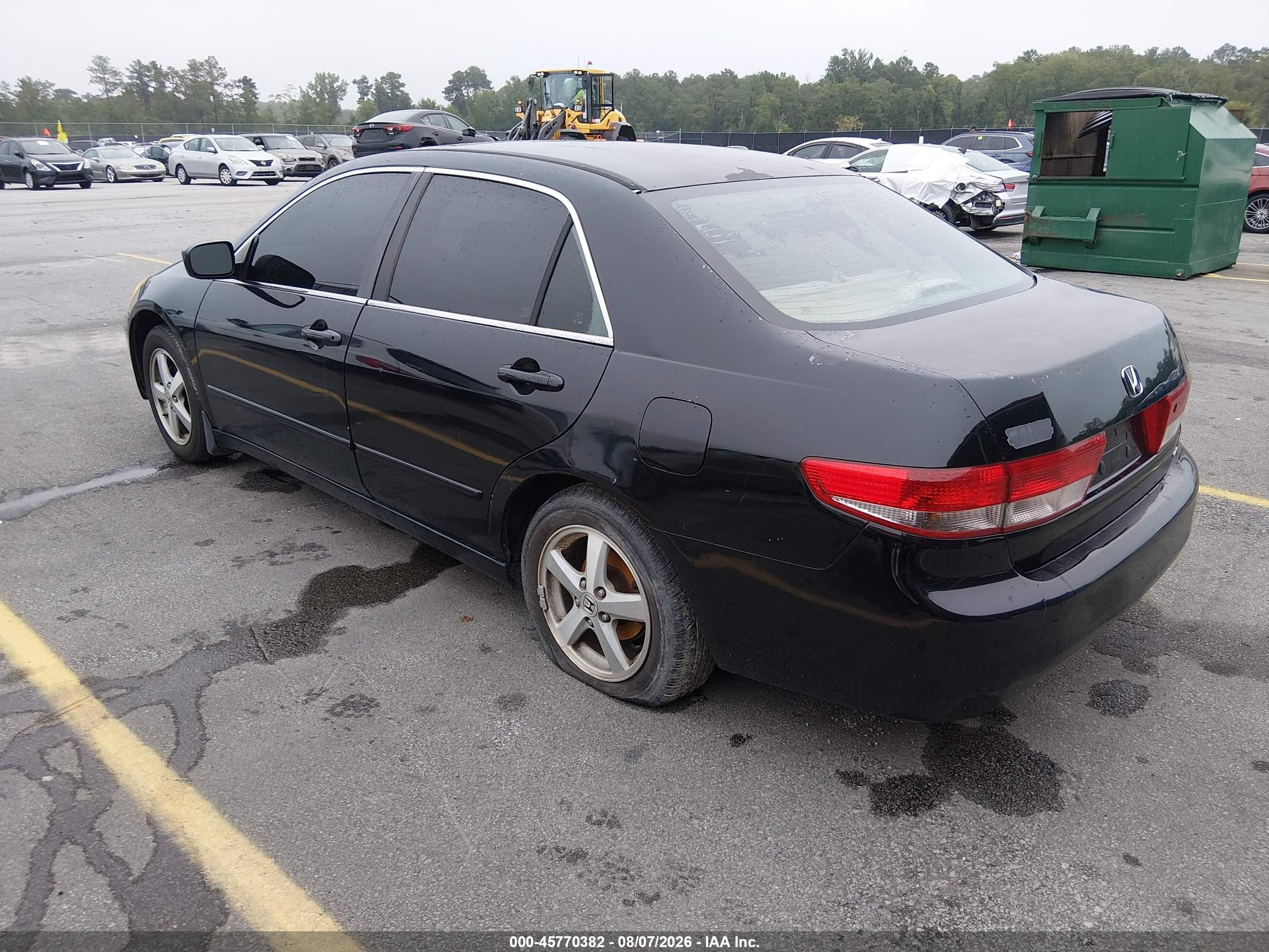 2003 Honda Accord 2.4 Ex Black vin: 1HGCM56633A137752