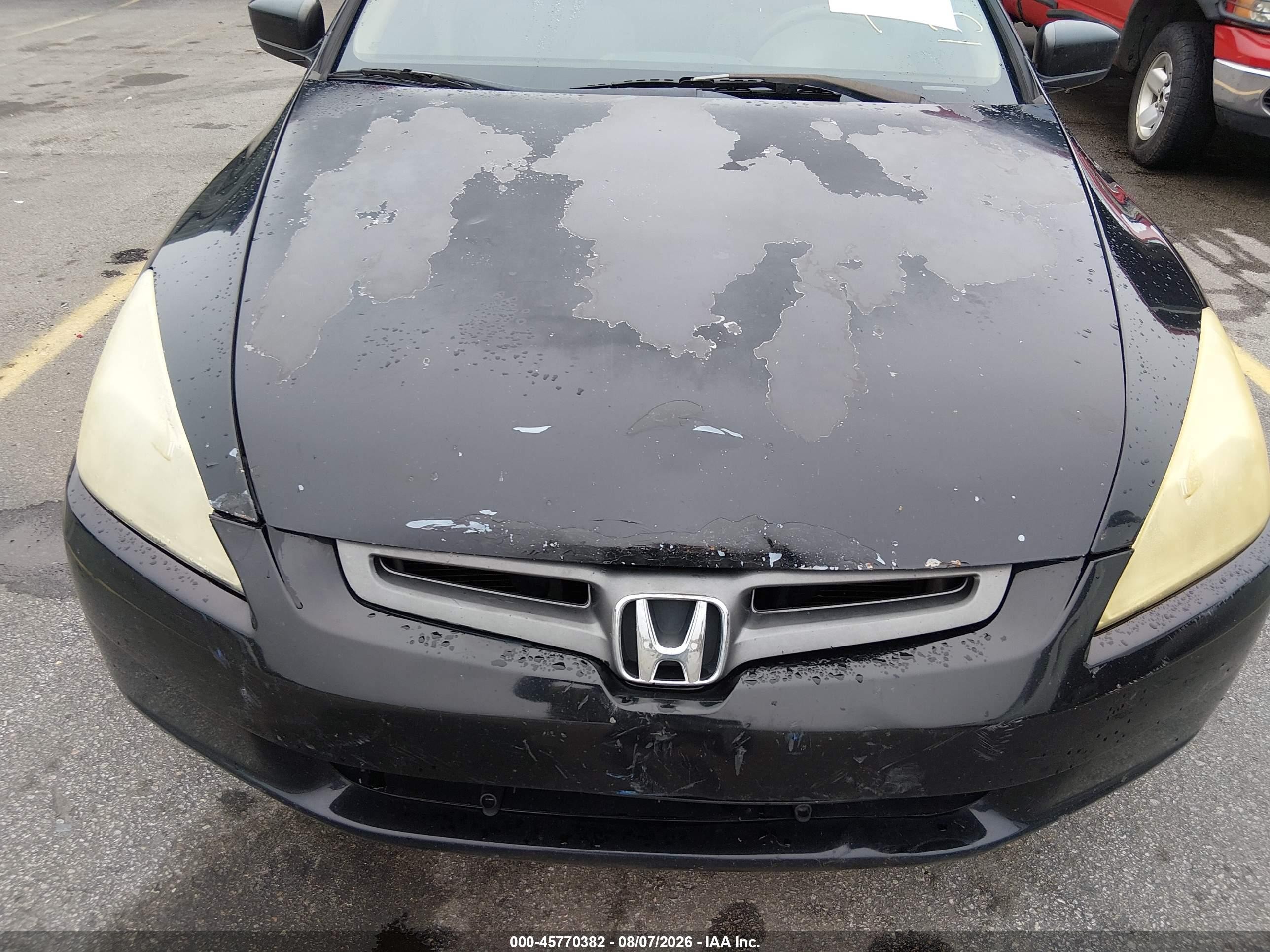 2003 Honda Accord 2.4 Ex Black vin: 1HGCM56633A137752