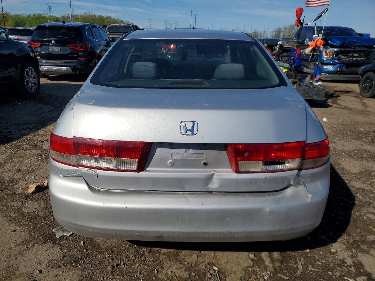 2004 Honda Accord Ex Silver vin: 1HGCM56634A094080
